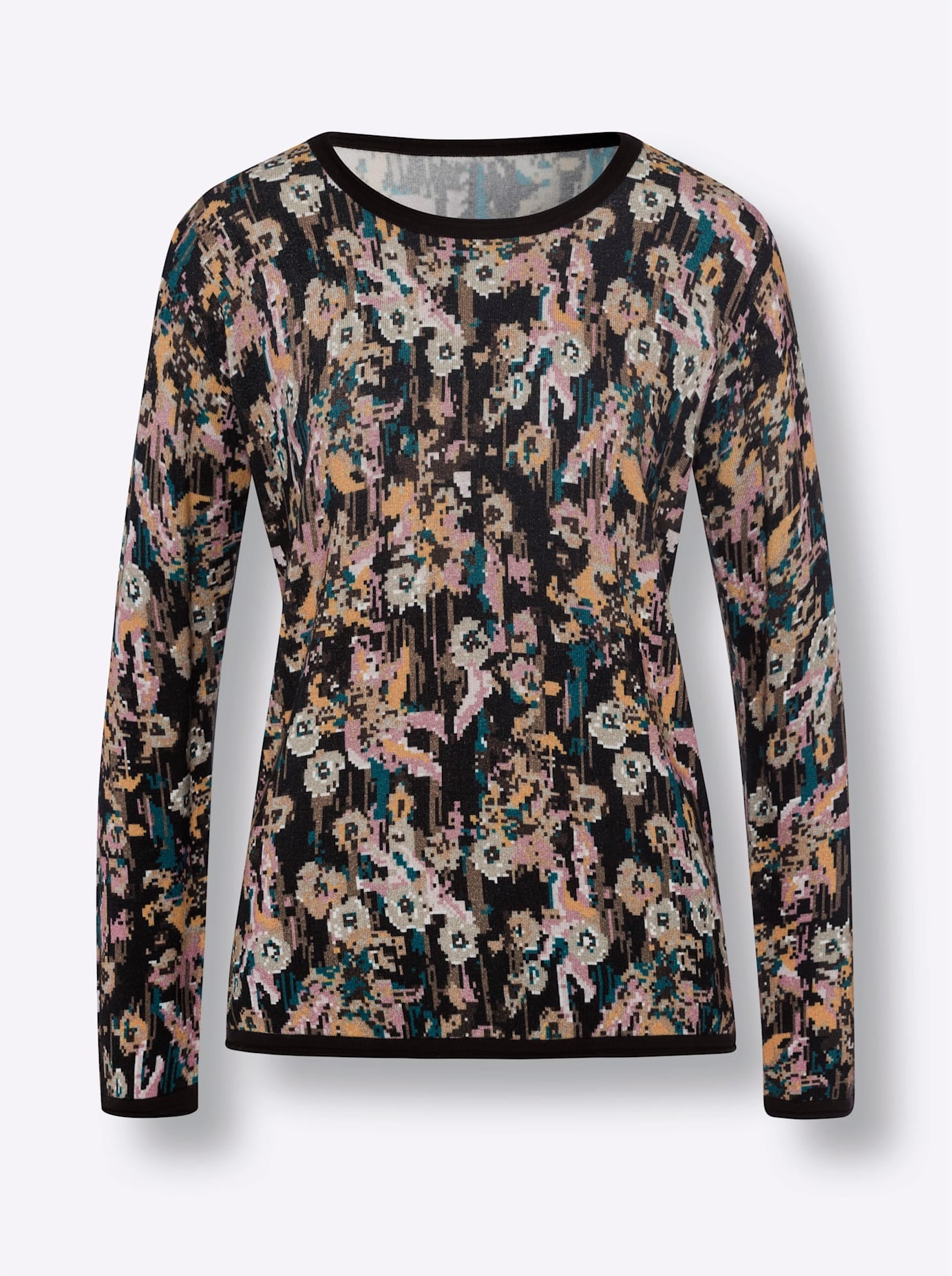 heine Rundhalspullover »Druck-Pullover«
