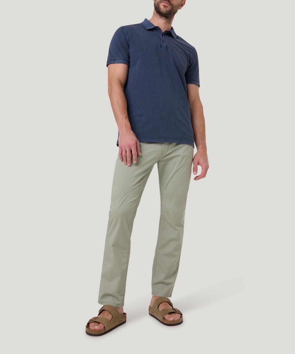 Pioneer Authentic Jeans Poloshirt, mit Logostickerei