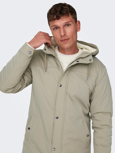 ONLY & SONS Parka »ONSALEXANDER LIFE PARKA OTW VD«, mit Kapuze