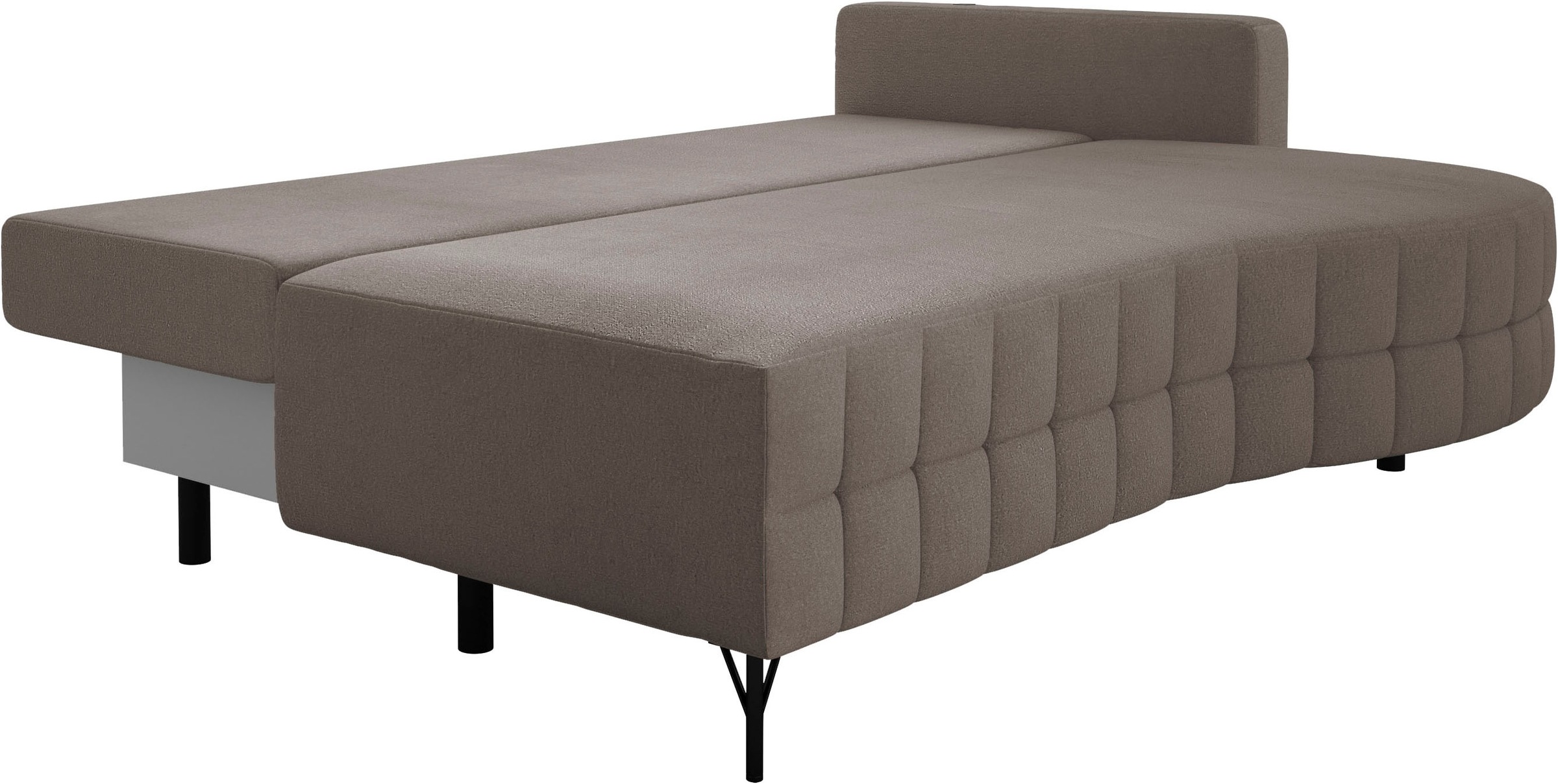 exxpo - sofa fashion Loungesofa »T wiggy Schlafsofa mit Bettfunktion und Bettkasten,«, komfortabler Federkern, super Sitzkomfort, elegante Formensprache