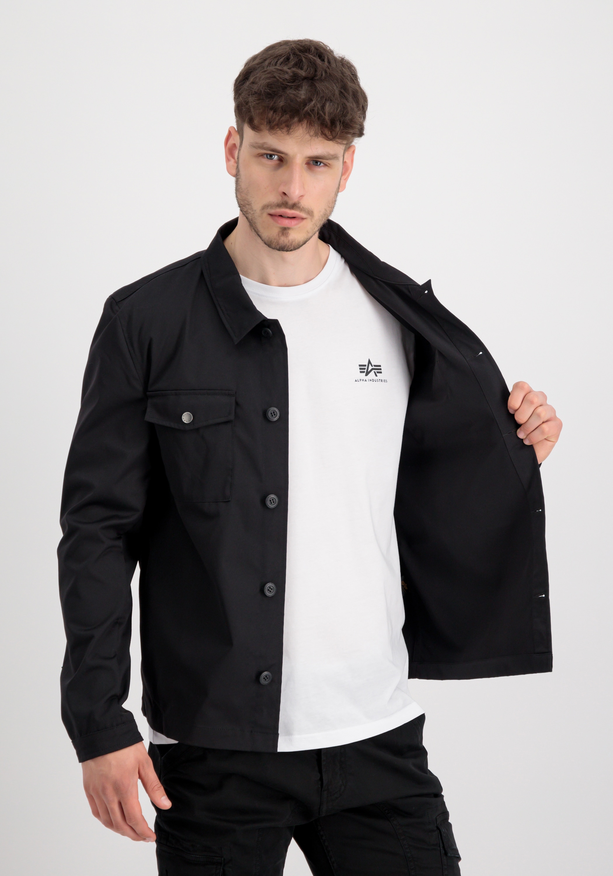 Alpha Industries Hemdjacke »Alpha Industries Men - Overshirts Alpha Overshirt«