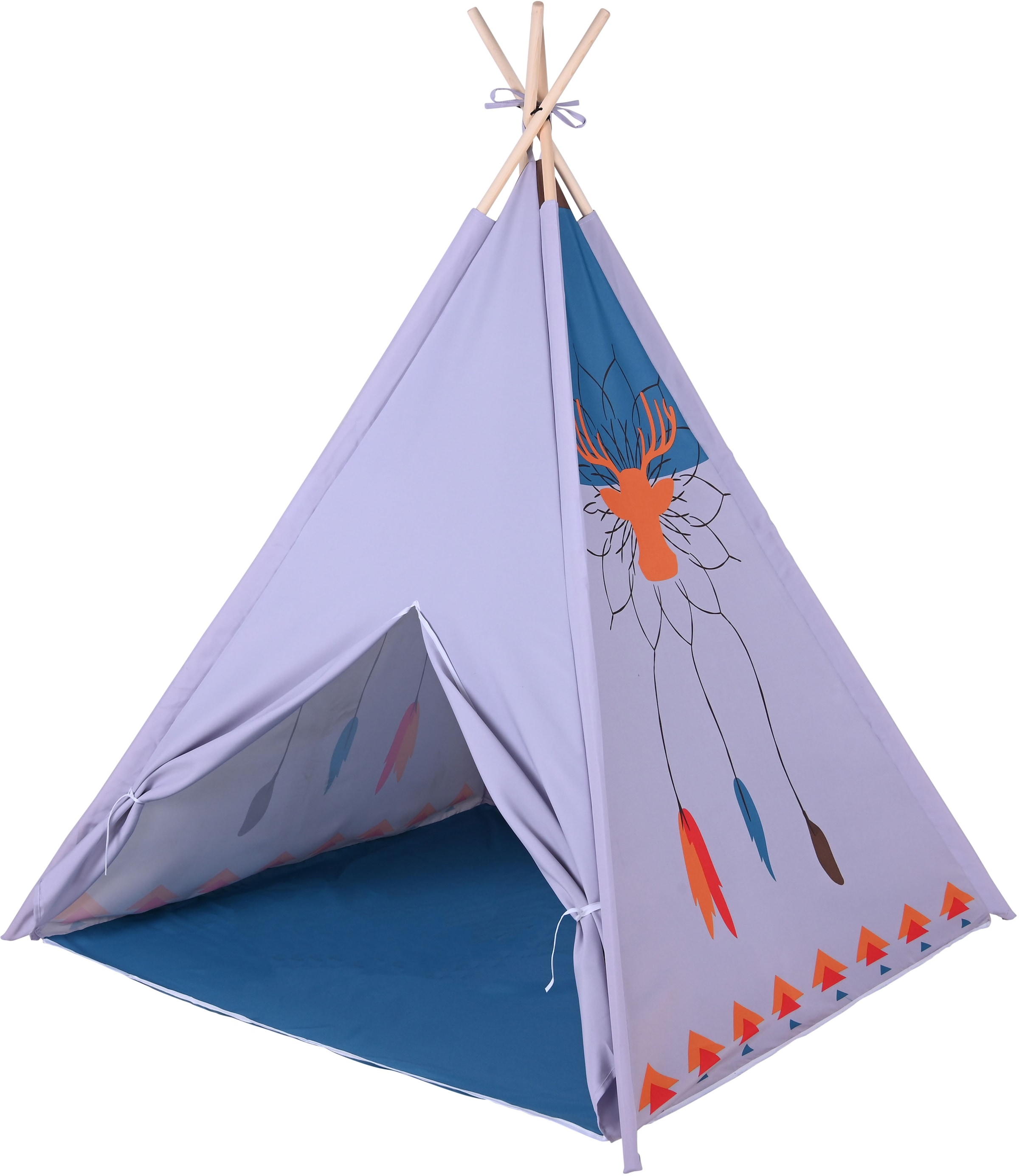 Knorrtoys® Spielzelt »Tipi Dreamcatcher«, mit Zeltstangen aus Holz