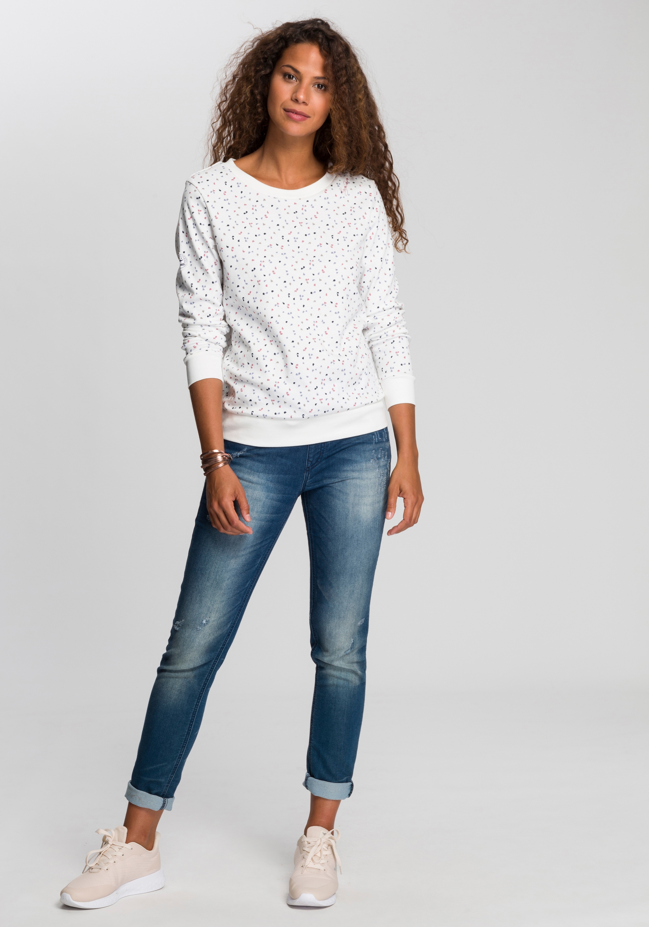 günstiger Verkauf KangaROOS Sweatshirt, im bei Minimal-Print Jelmoli-Versand sportlichen bestellen Schweiz online