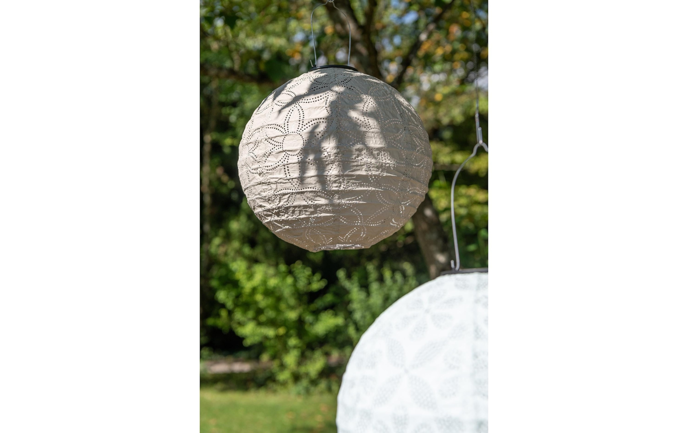 STT LED Gartenleuchte »Solar Lantern round sand«, 1 flammig