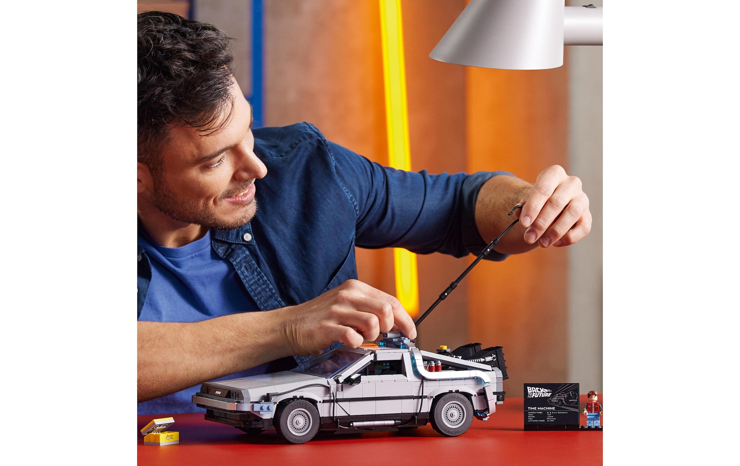 LEGO® Spielzeug-Auto »to the Future Zeitmaschine 10300«, (1872 tlg.)