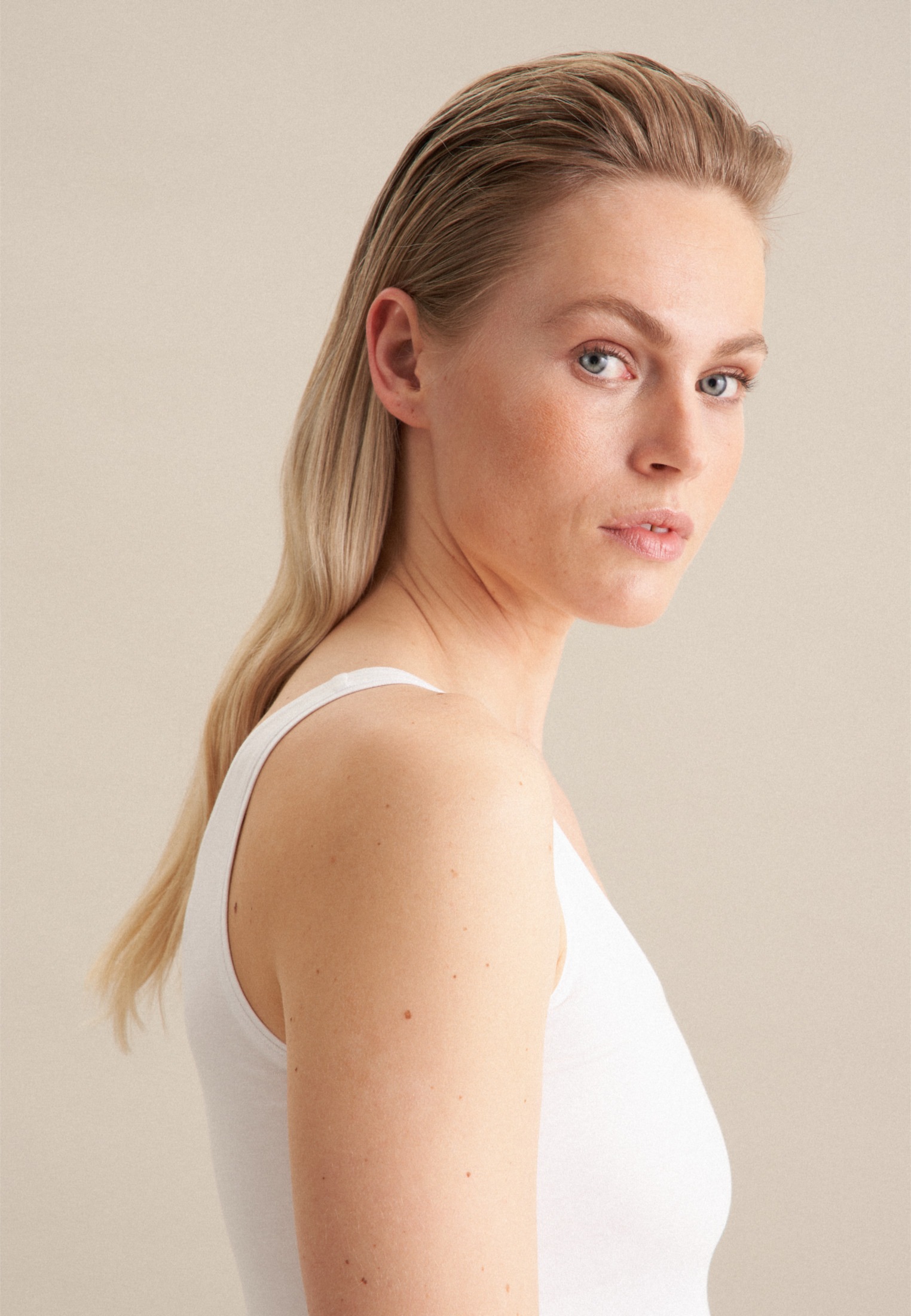 seidensticker Shirttop, Ohne Arm Rundhals Uni