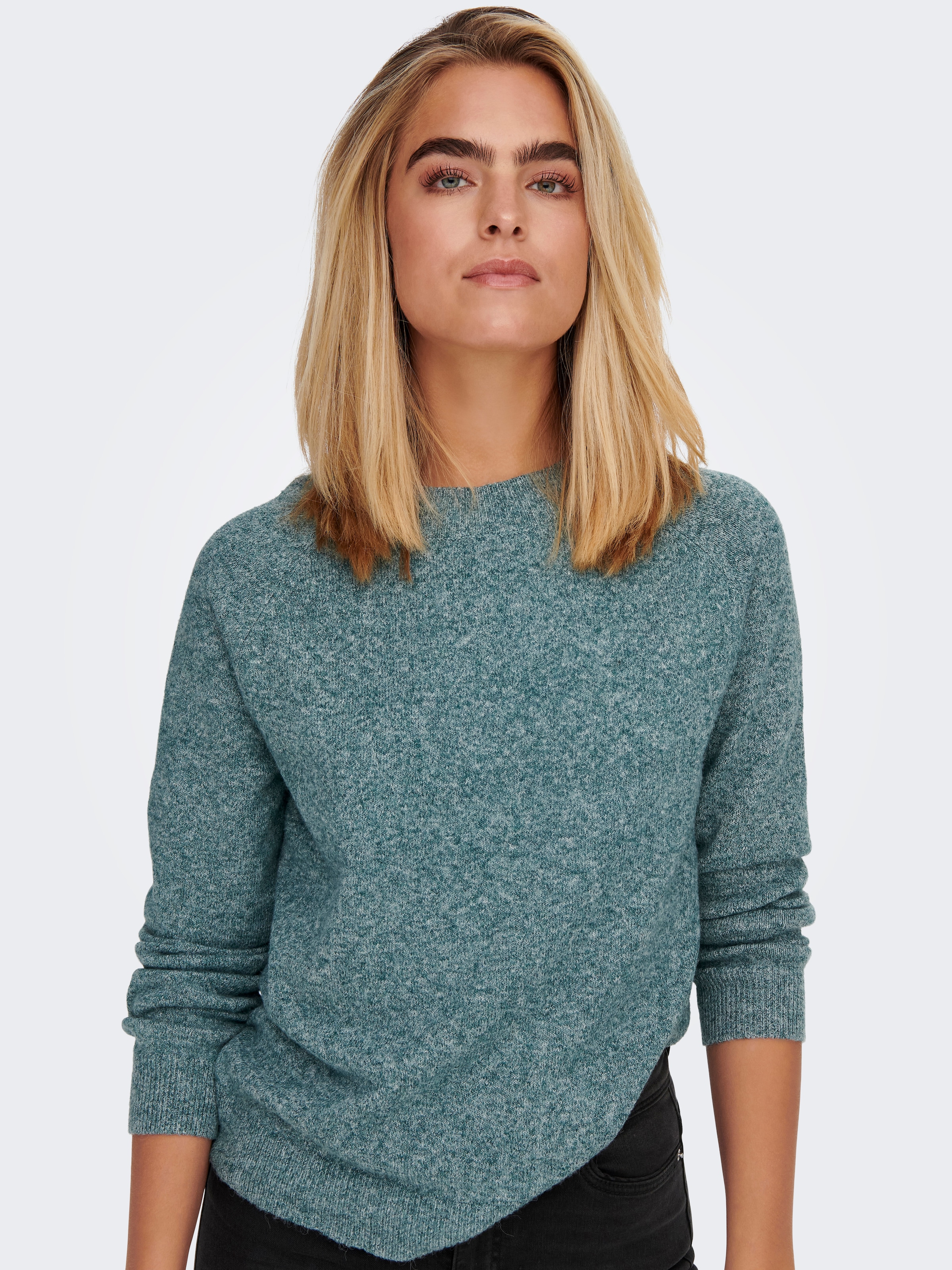 ONLY Rundhalspullover »ONLRICA LIFE L/S PULLOVER KNT NOOS«