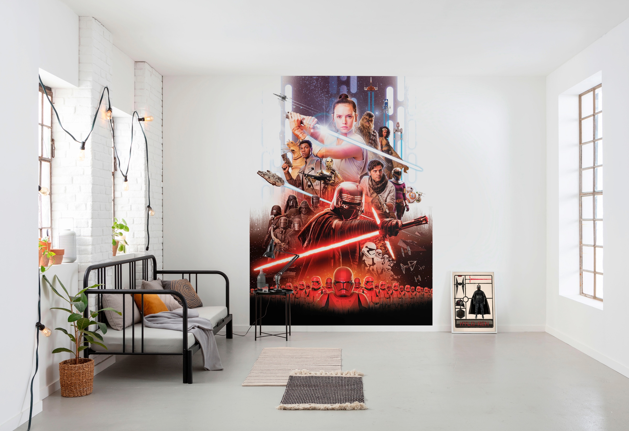 Komar Fototapete »STAR WARS EP9 Movie Poster Rey - Grösse 184 x 254 cm«, bedruckt, Kinderzimmer