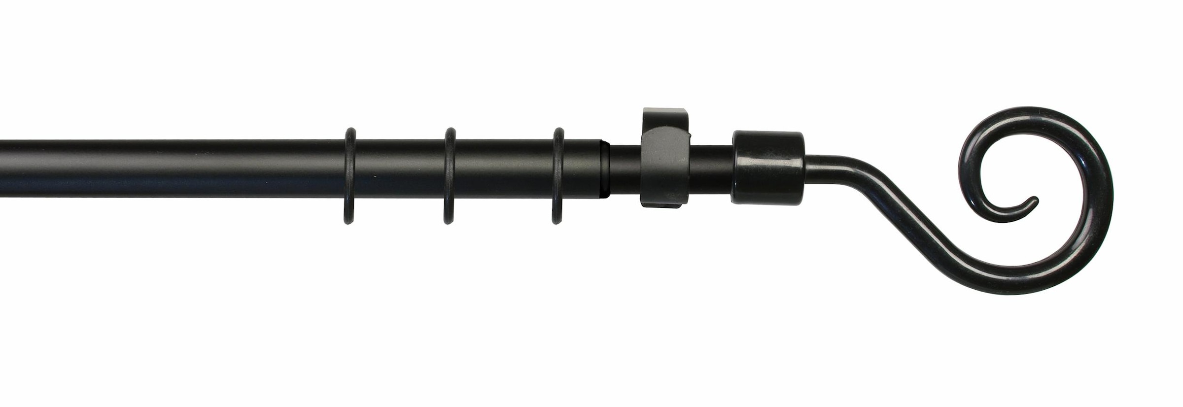 Liedeco Gardinenstange "Mykene" Ø 20 mm 1 läufig-läufig ausziehbar