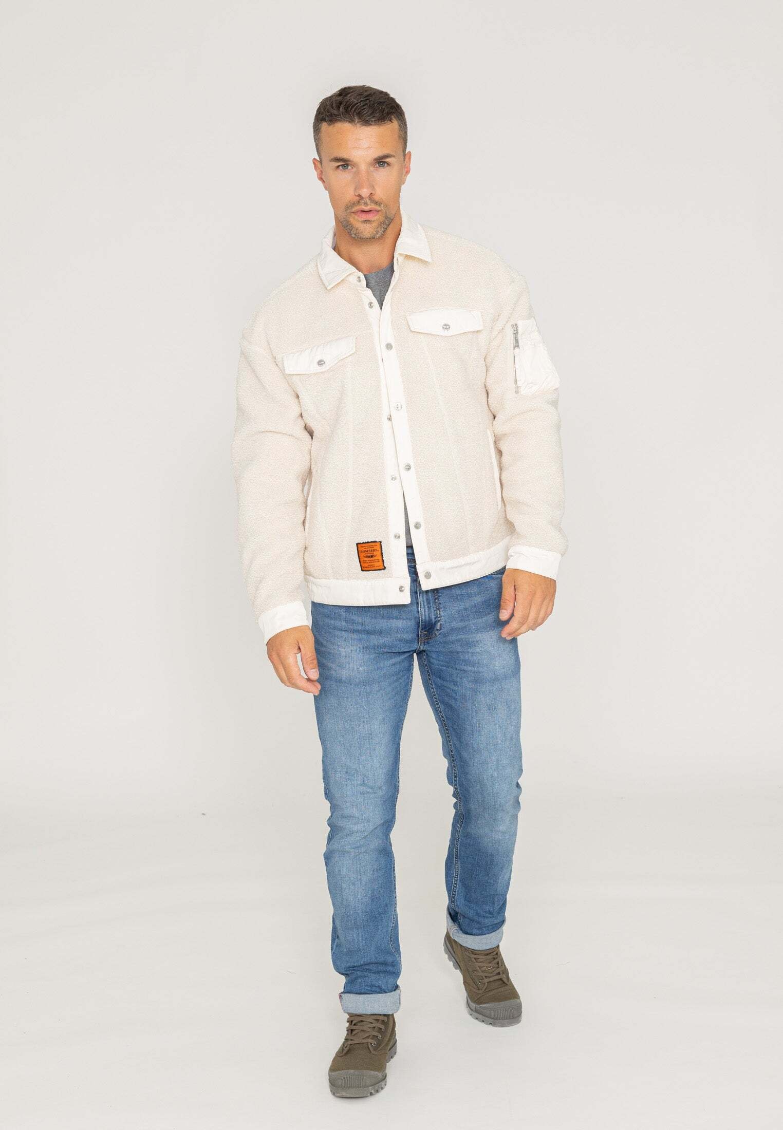 Bombers Original Fleecejacke »Bombers Original Sherpajacke Saratoga U«