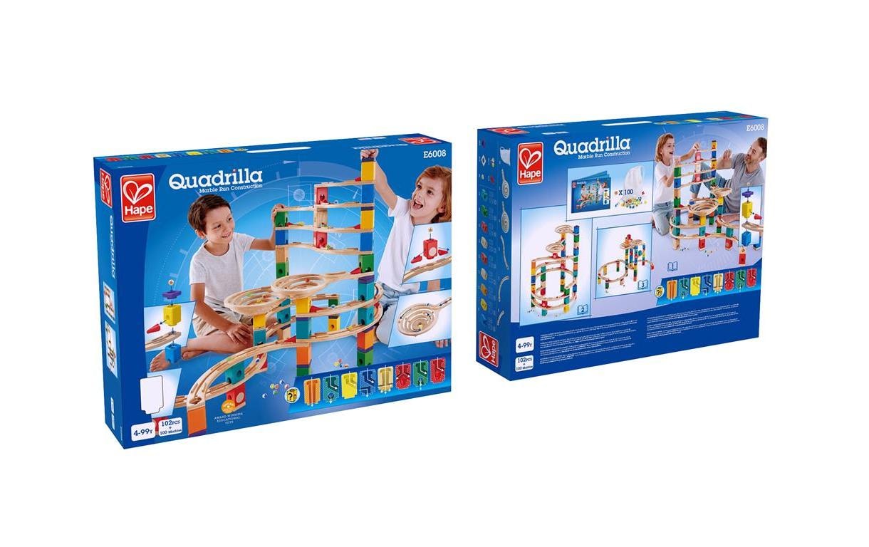 Hape Kugelbahn »Quadrilla: The Cyclone«, FSC-Holz