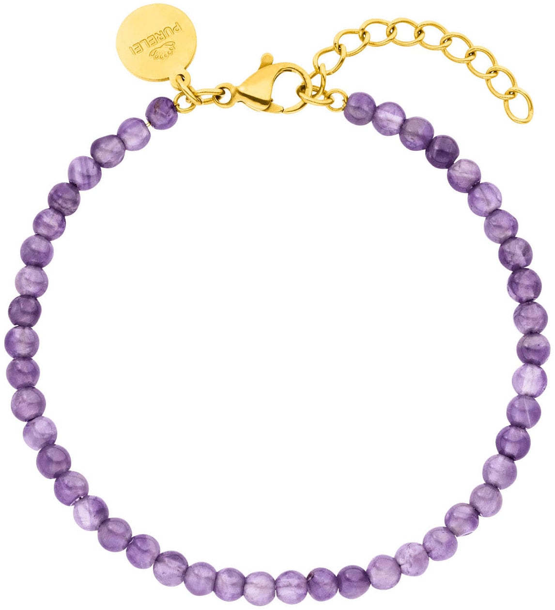 Armband »Schmuck Geschenk Edelstein Armschmuck Armkette, 23381«, mit Amethyst oder...