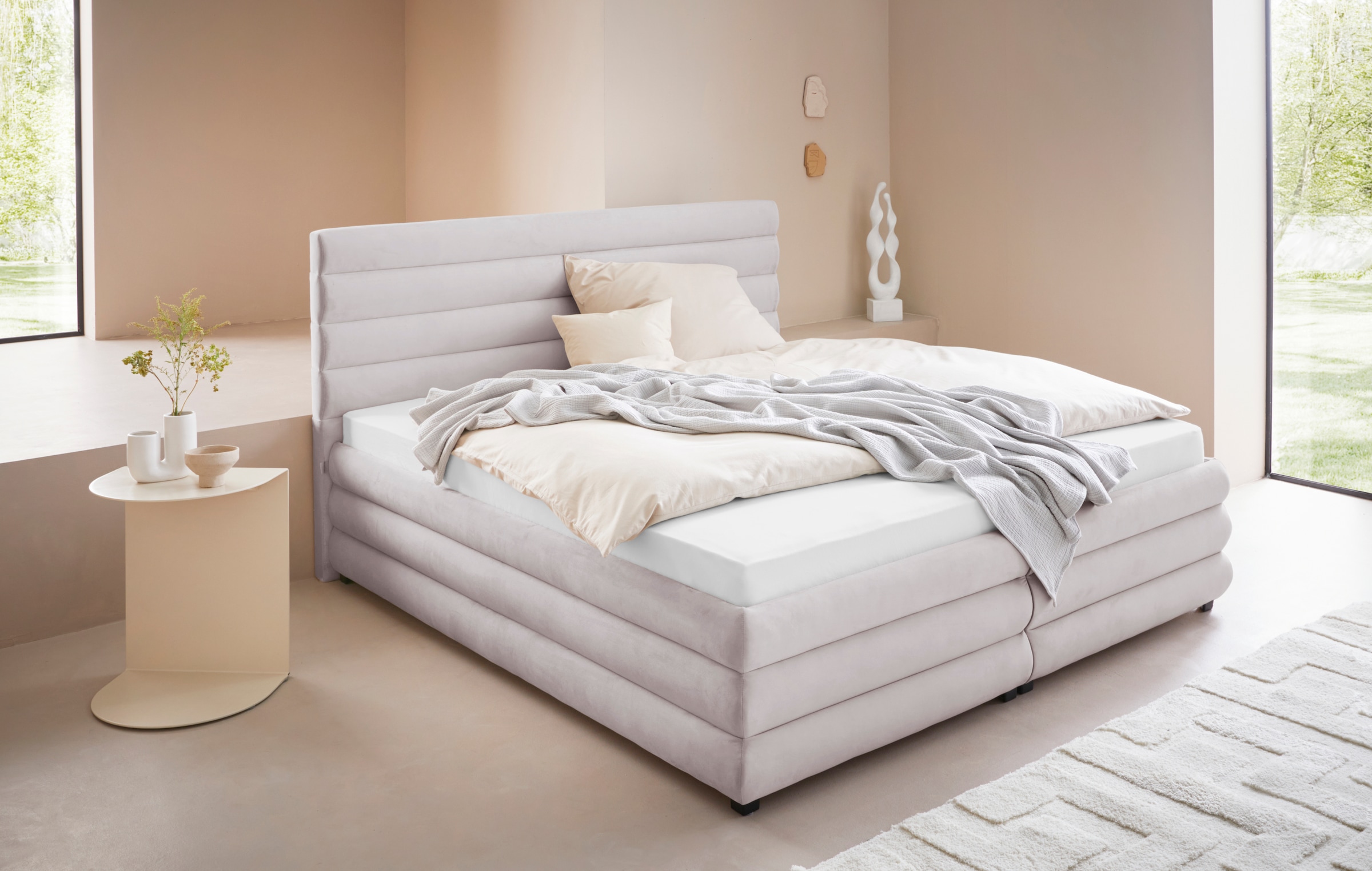 LeGer Home by Lena Gercke Polsterbett "Maylis" wahlweise mit und ohne Matratze und Lattenrost, auch in 200cm Breite