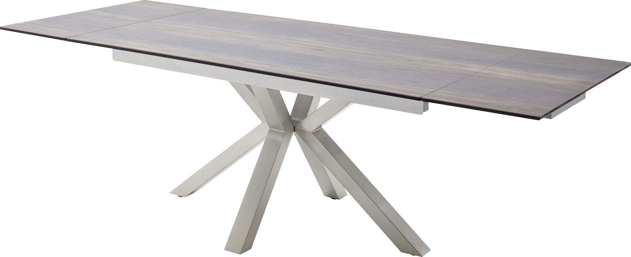 MCA furniture Esstisch »Nagano«, Esstisch Glas-Keramik mit Stirnauszug
