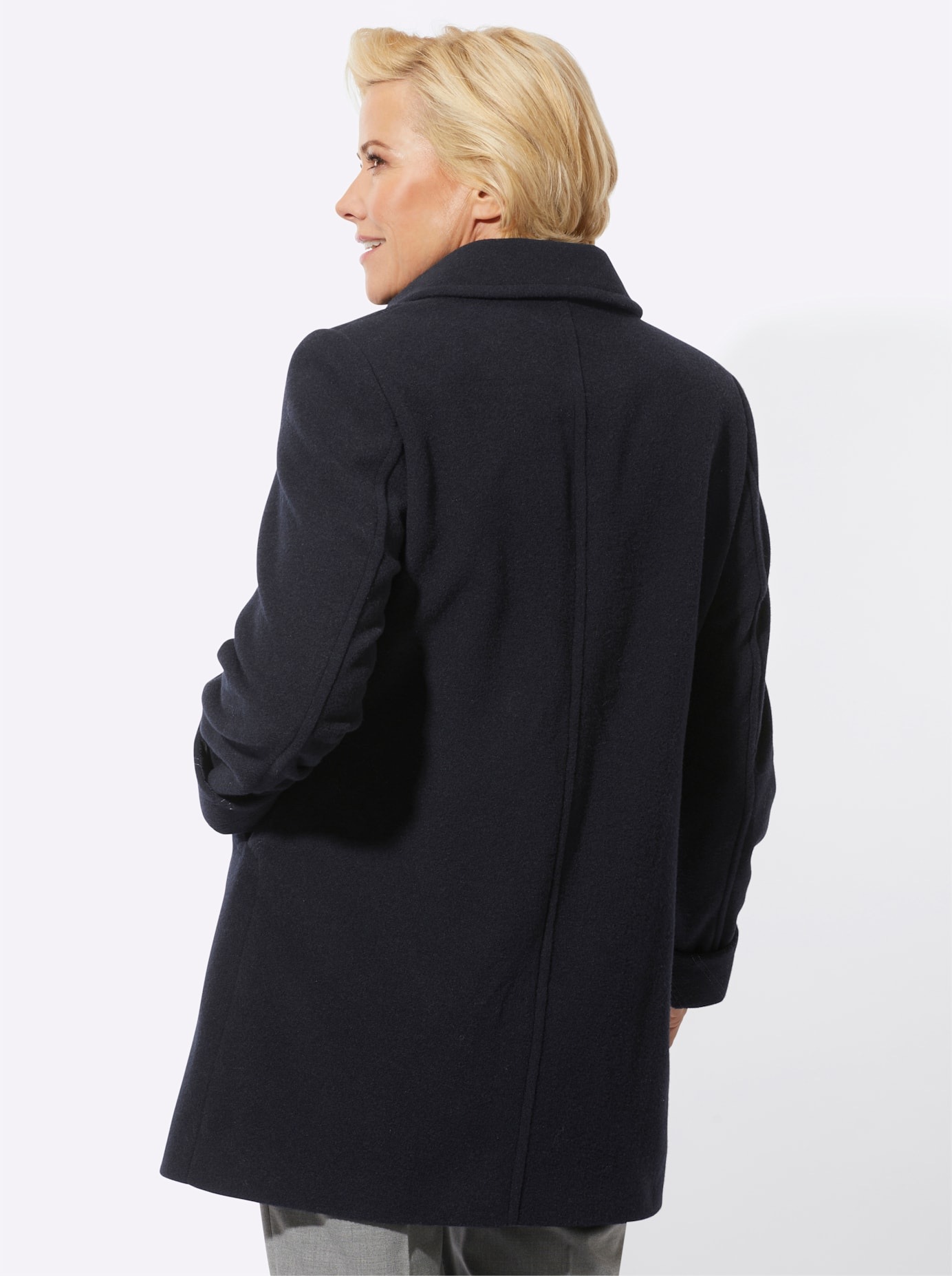 Classic Wolljacke, ohne Kapuze