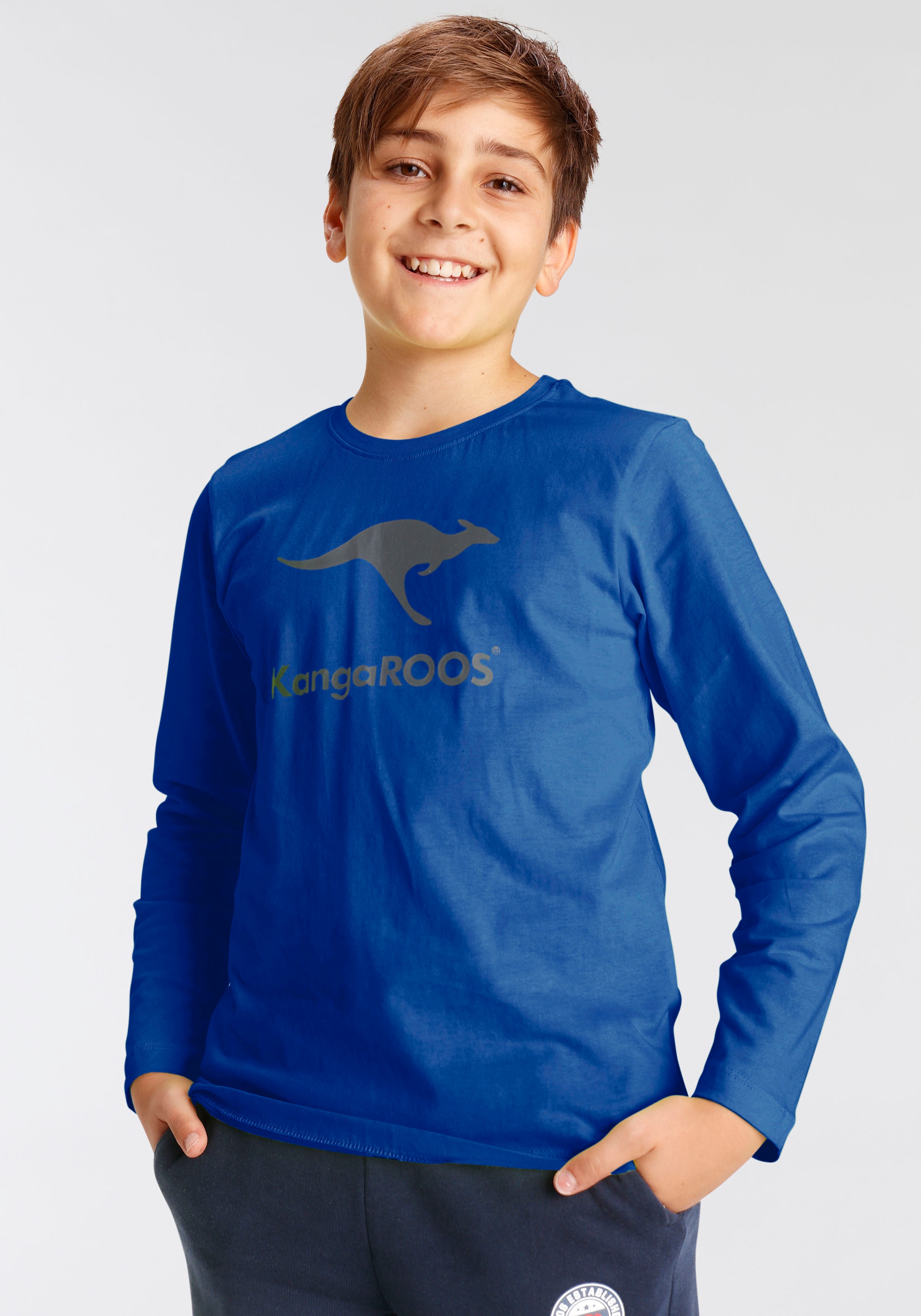 Langarmshirt »Basic Logo« Jelmoli-Versand online | ✵ entdecken KangaROOS
