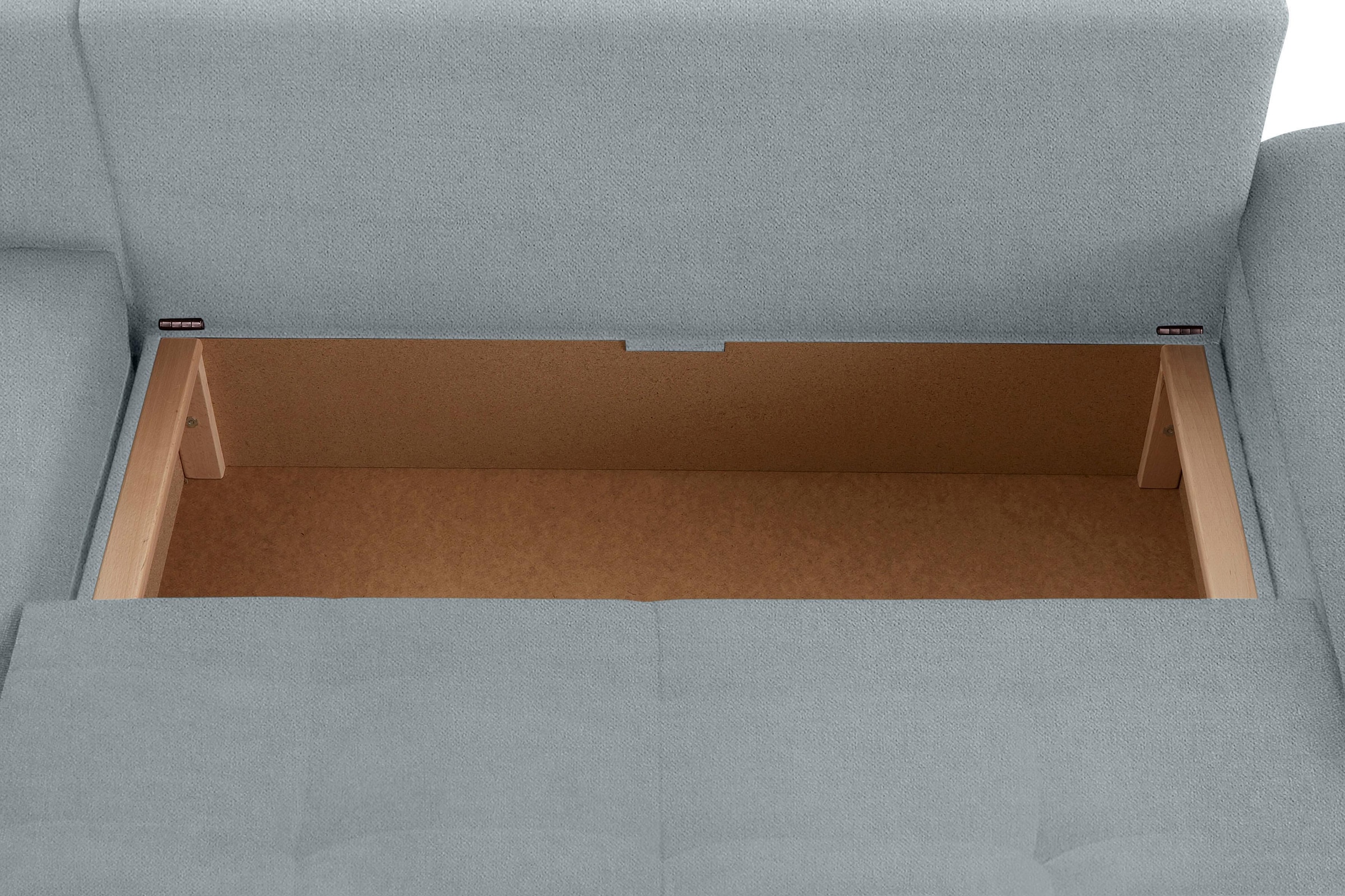sit&more Ecksofa »Labene L-Form«, wahlweise mit Bettfunktion und Bettkasten, auch als XXL-Variante