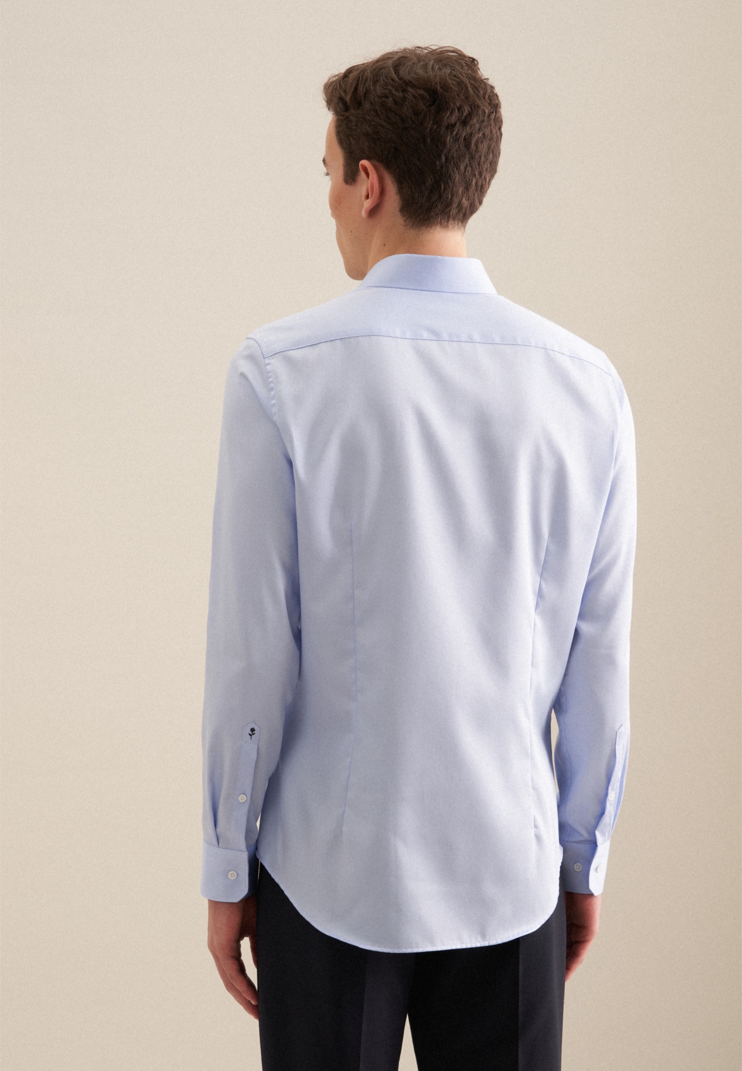 seidensticker Businesshemd »Schwarze Rose«, Slim Kentkragen Uni