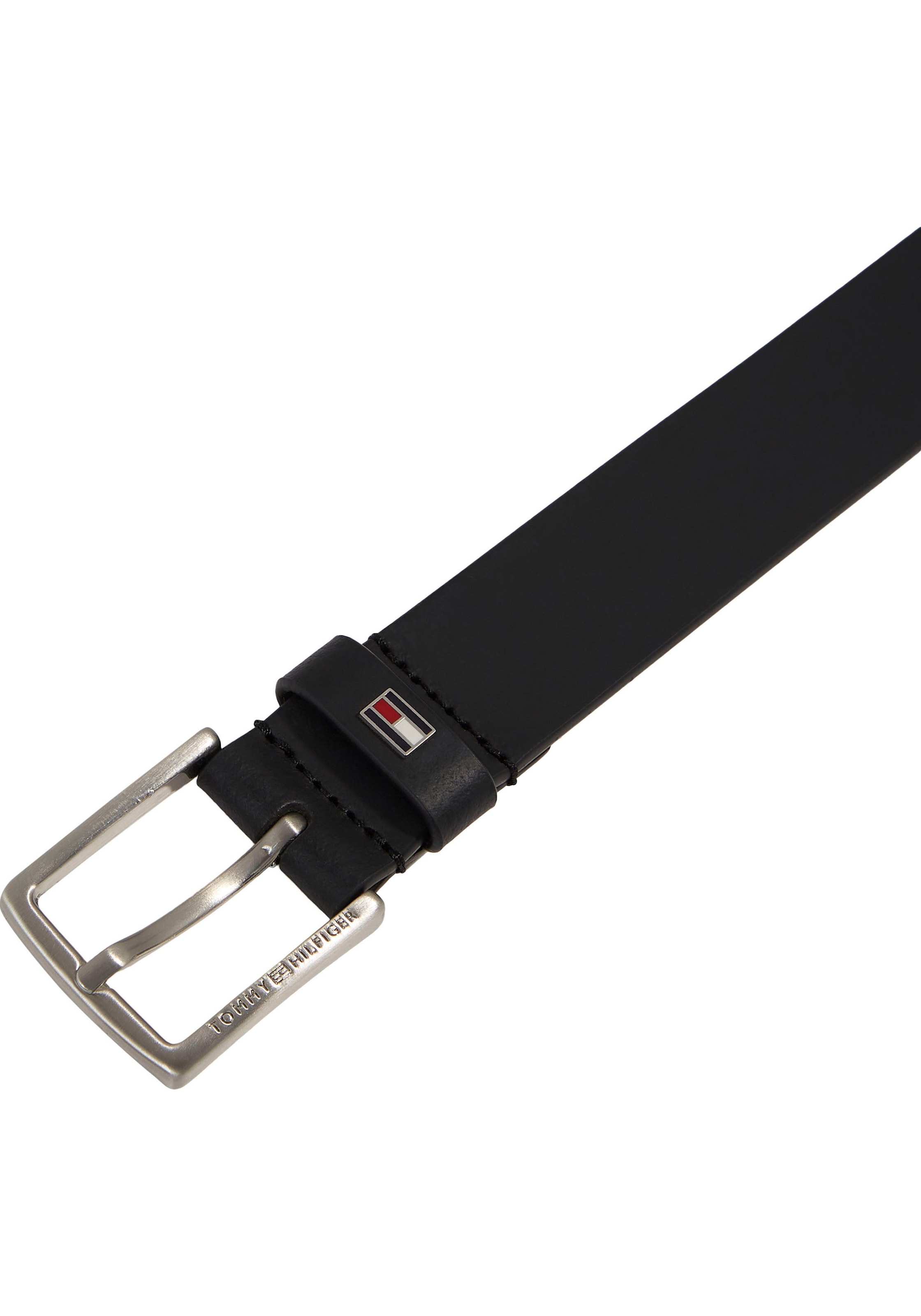 Tommy Hilfiger Ledergürtel »Kids Leather Belt«, mit klassischer Metallschnalle