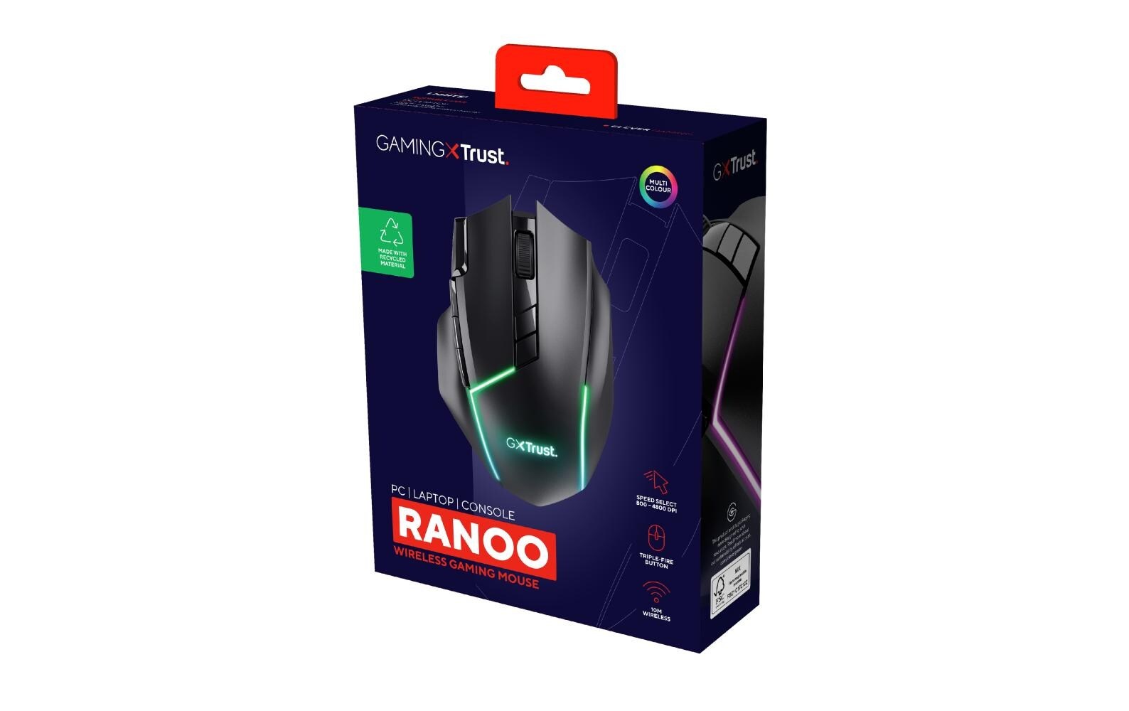 Trust Gaming-Maus »GXT 131 RANOO«, kabellos