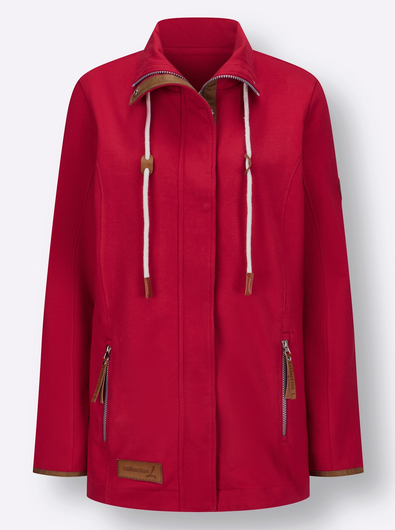 Casual Looks Shirtjacke »Sweatjacke«, (1 tlg.)
