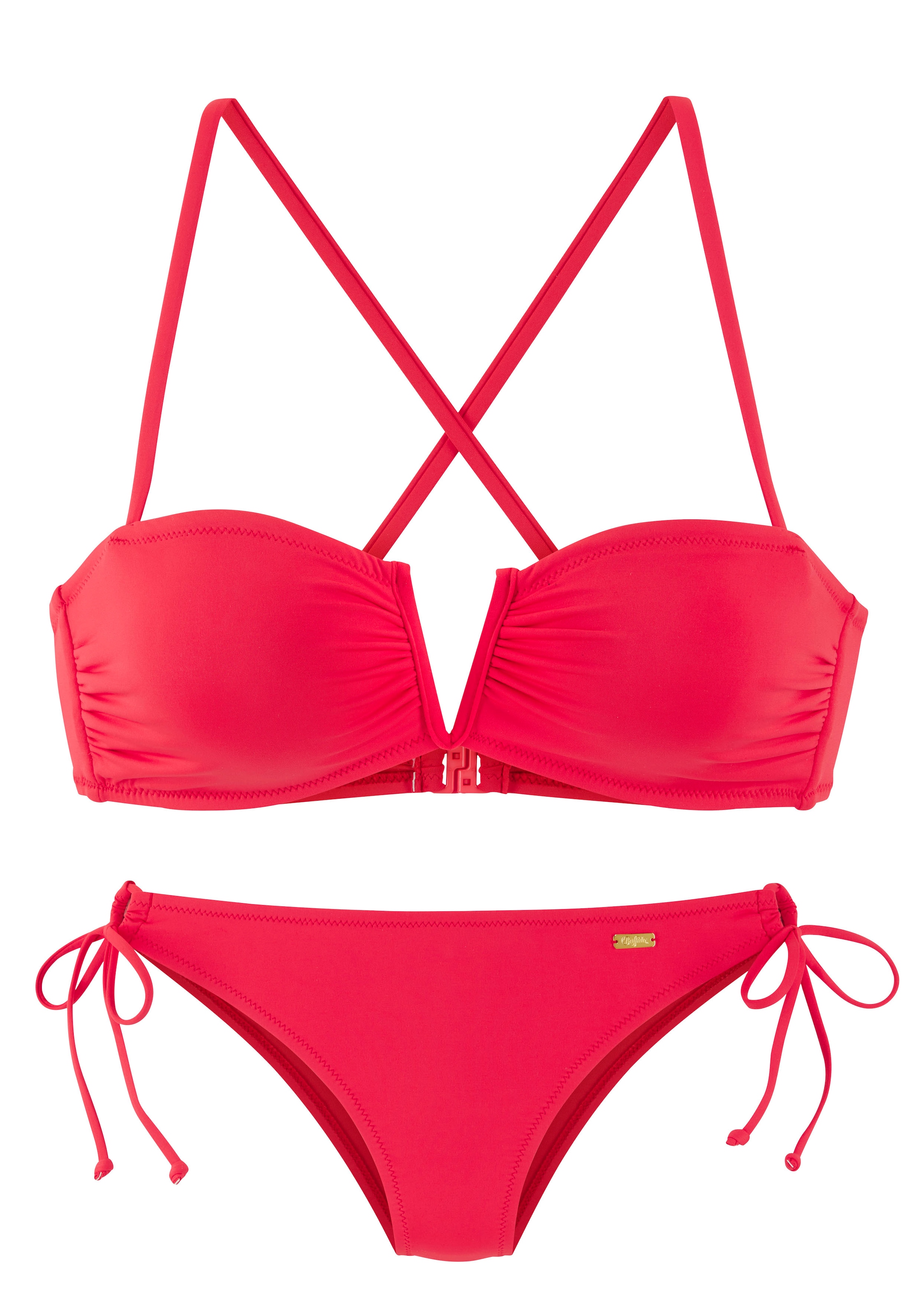 Buffalo Bandeau-Bikini, mit V-Ausschnitt