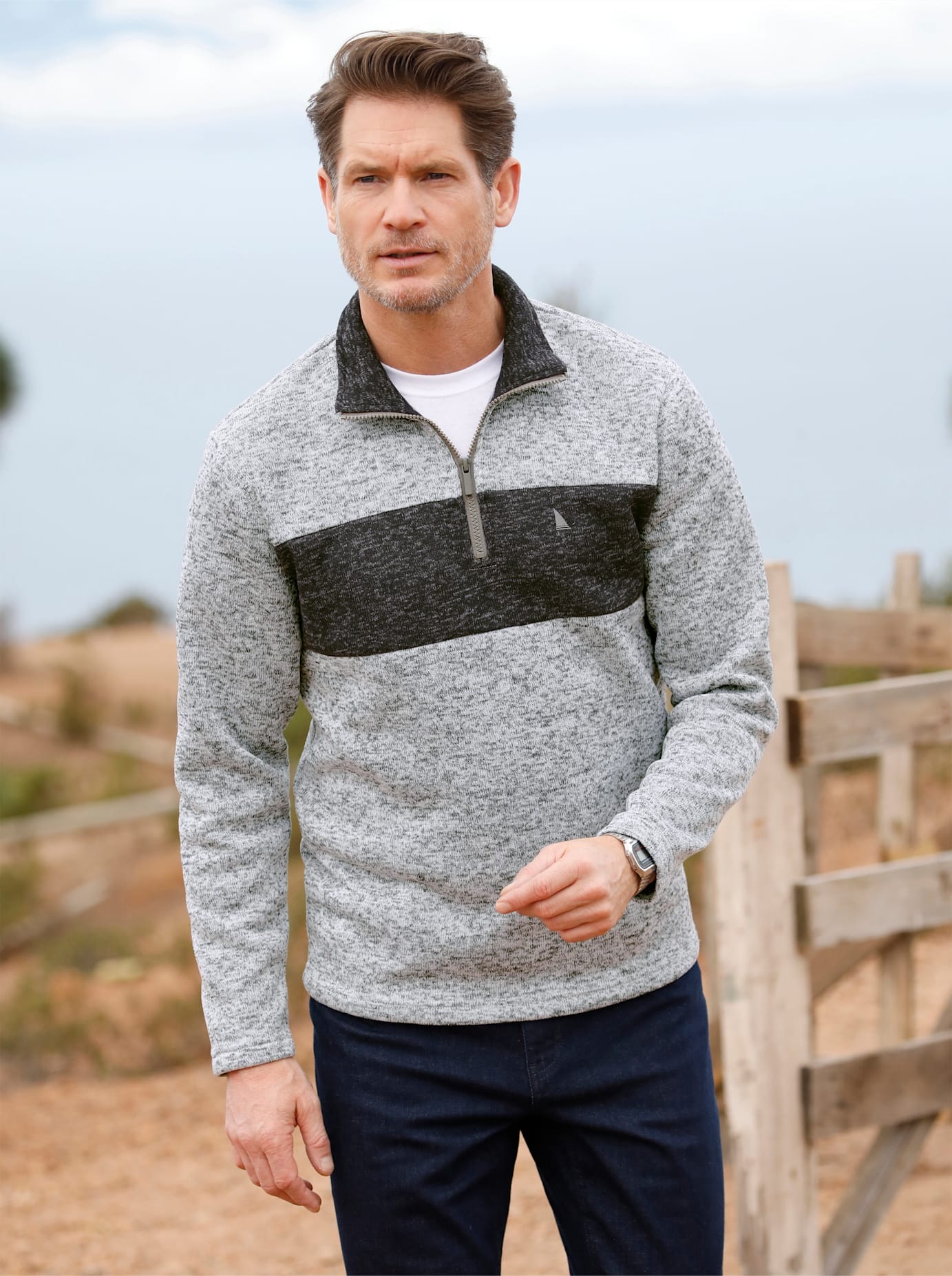 Catamaran Fleeceshirt »Strickfleece-Shirt« 1 Stk.