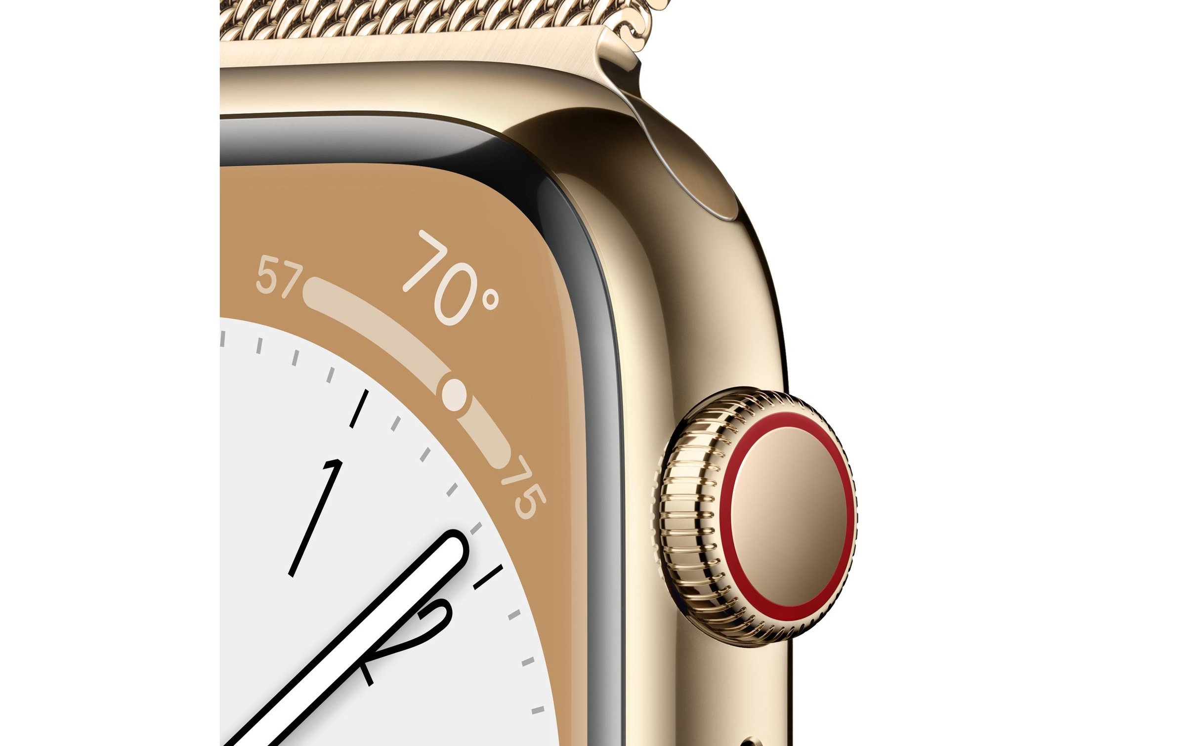 Apple Smartwatch »Series 8, Edelstahlgehäuse«, (Watch OS)