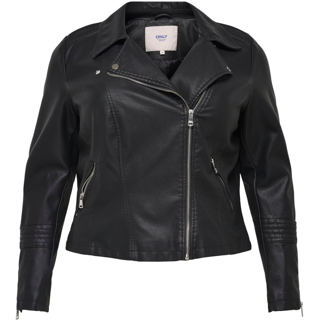 ONLY CARMAKOMA Lederimitatjacke »CAREMMY FAUX LEATHER BIKER«