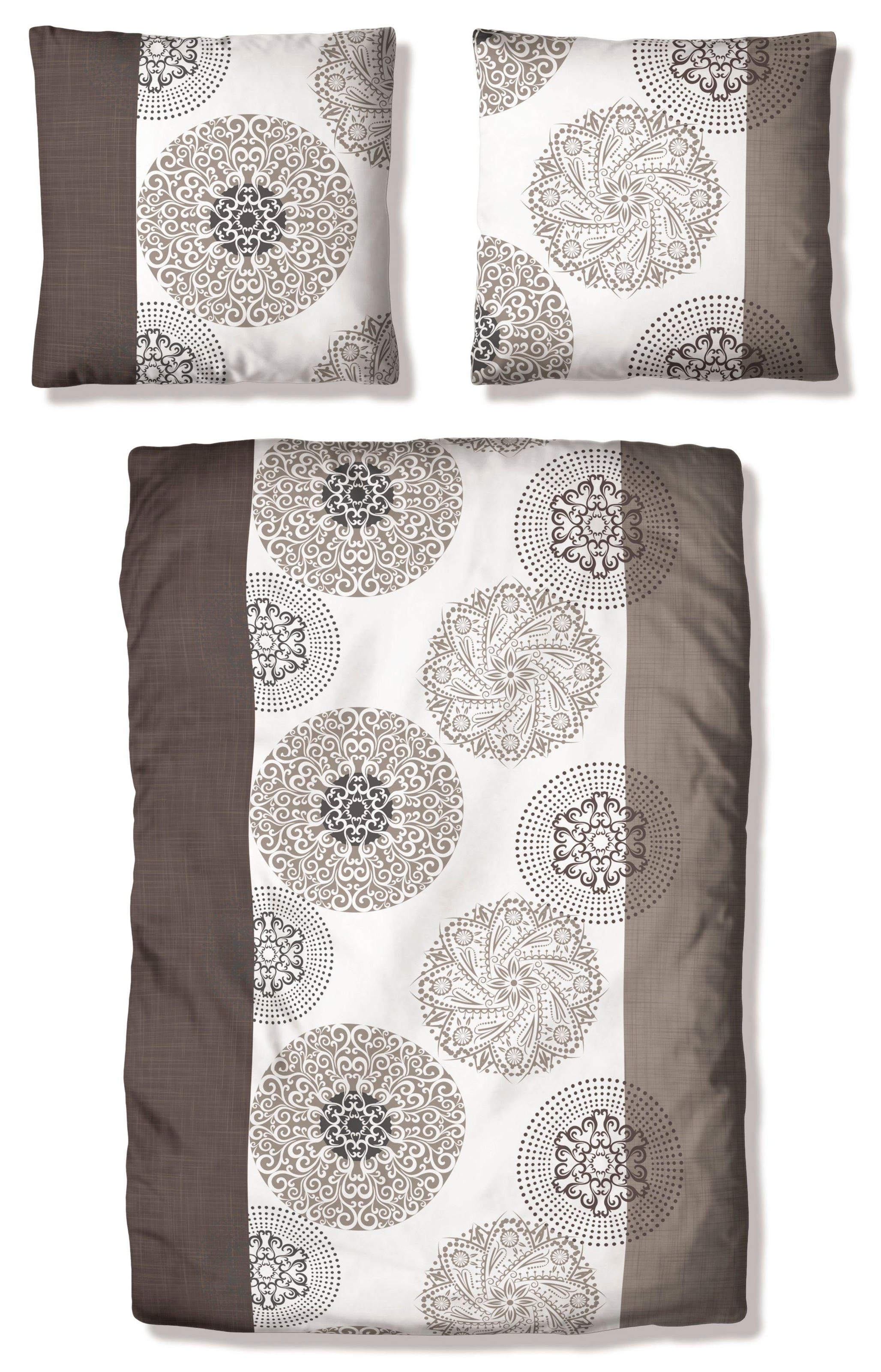 OTTO home Bettwäsche "Cison in Gr. 135x200 oder 155x220 cm" 2 florale Bettwäsche aus Baumwolle