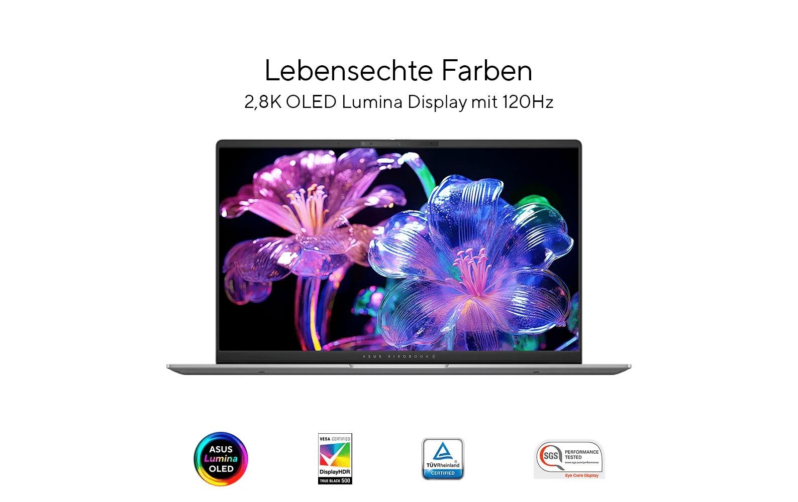 Asus Notebook »S 15 OLED (S5507QA-MA049W)«, / 15,6 Zoll, Qualcomm, Snapdragon X Elite