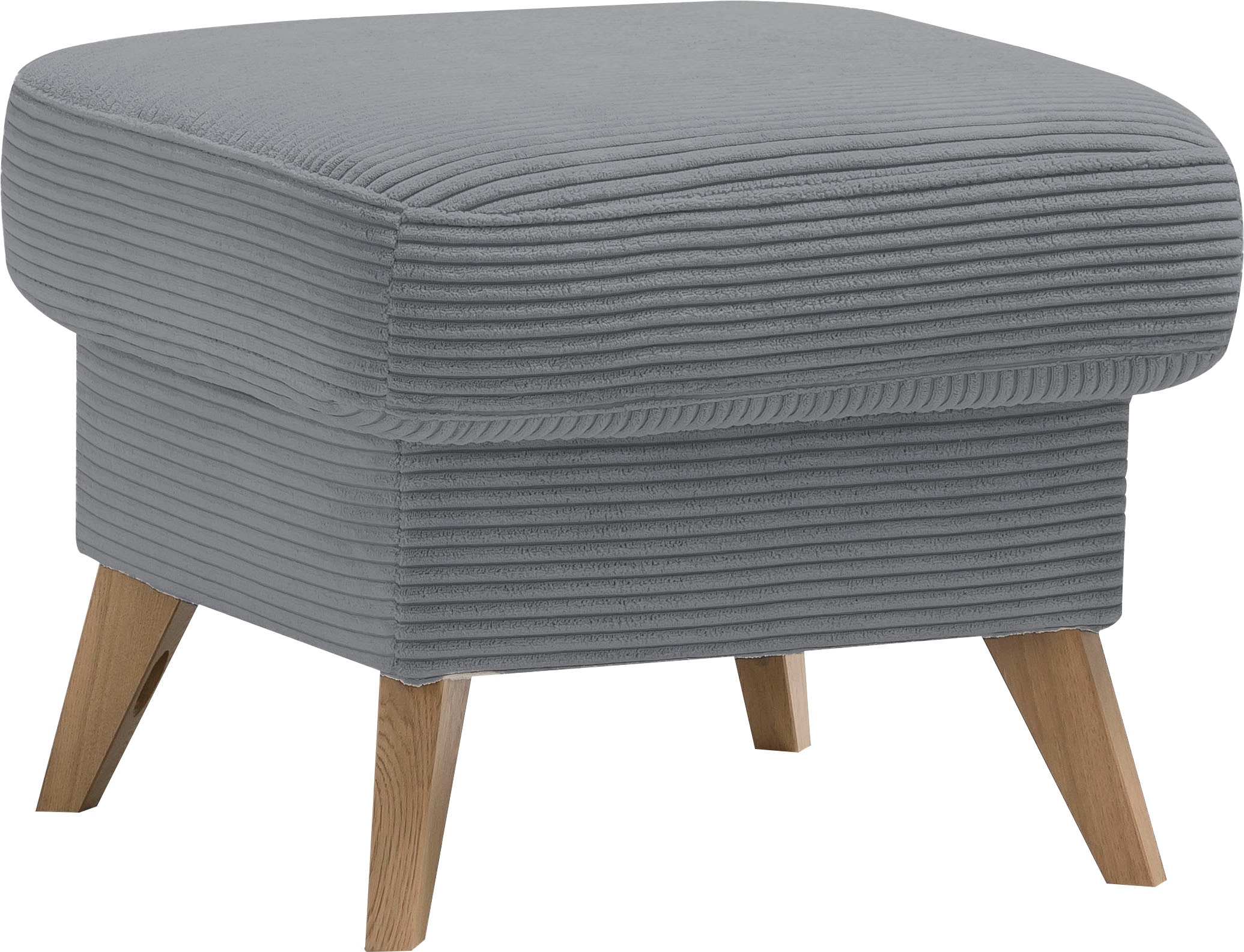 exxpo - sofa fashion Hocker "Samso, kompakte und bequeme Sitzgelegenheit in aktuellem Cord Bezug"