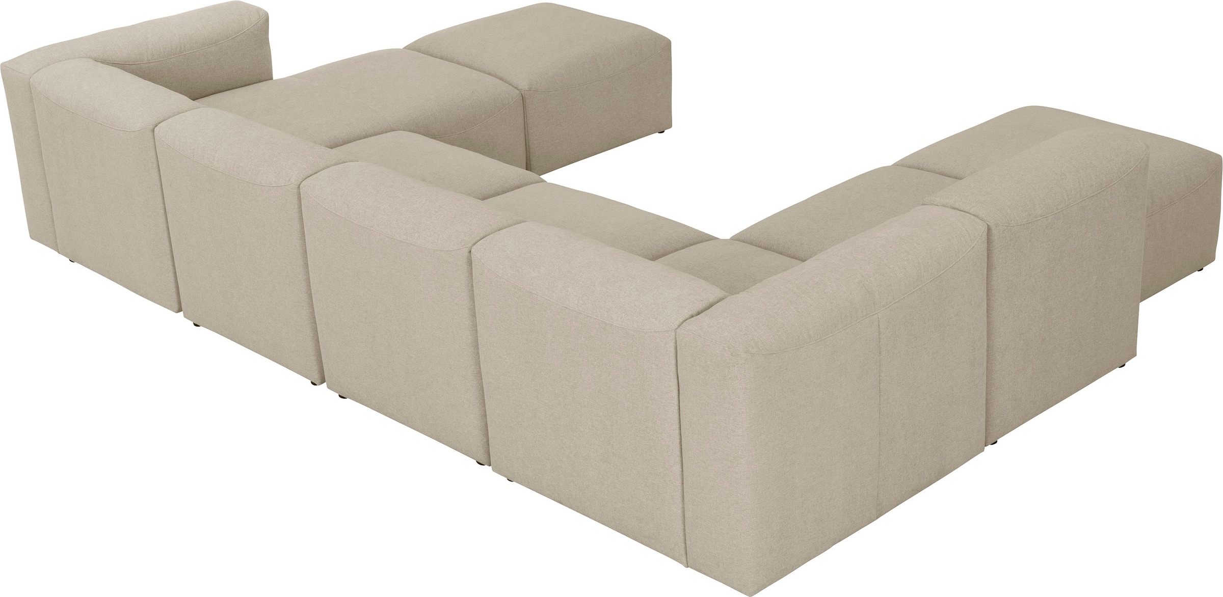 Max Winzer® Wohnlandschaft »Lena«, (Spar-Set, 7 St.), Sofa-Set 01 aus 7 Sitz-Elementen, individuell kombinierbar