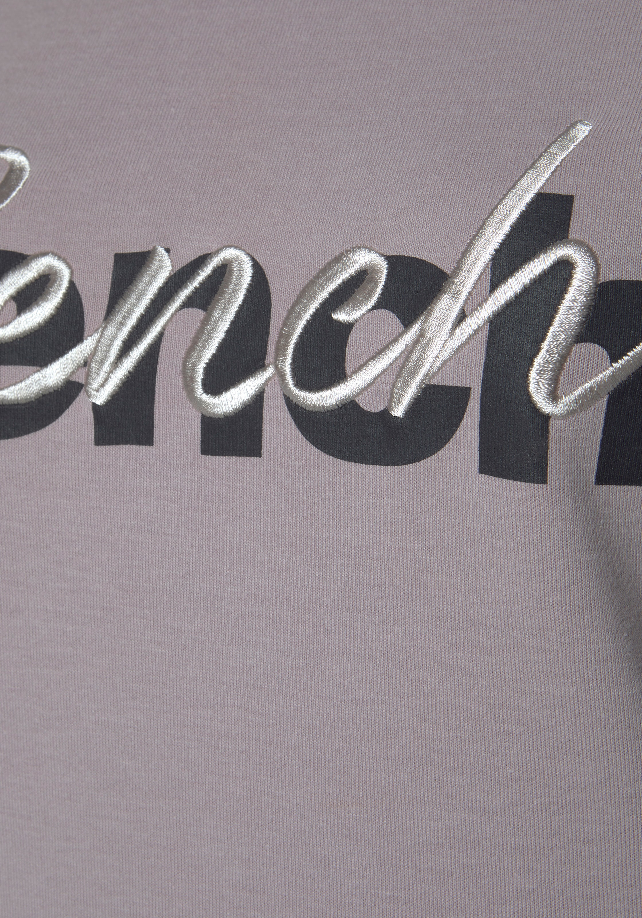 Bench. Loungewear Sweatshirt, mit Loungeanzug und Stickerei, Schweiz Jelmoli-Versand Logodruck bestellen bei online