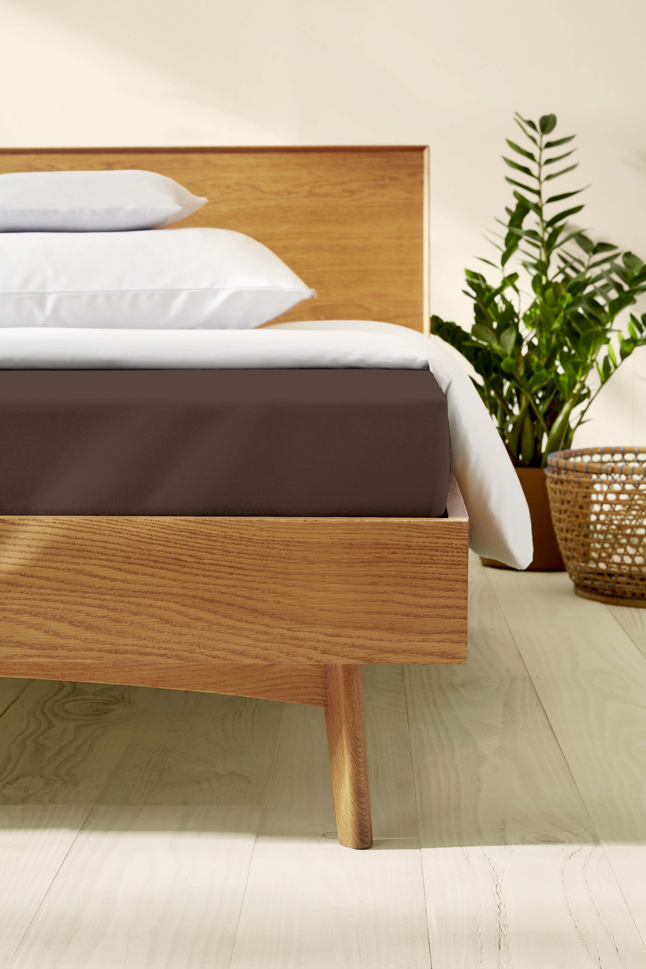 Kaeppel Spannbettlaken »Single Jersey Mako Cotton«, Bettlaken aus 100% Baumwolle