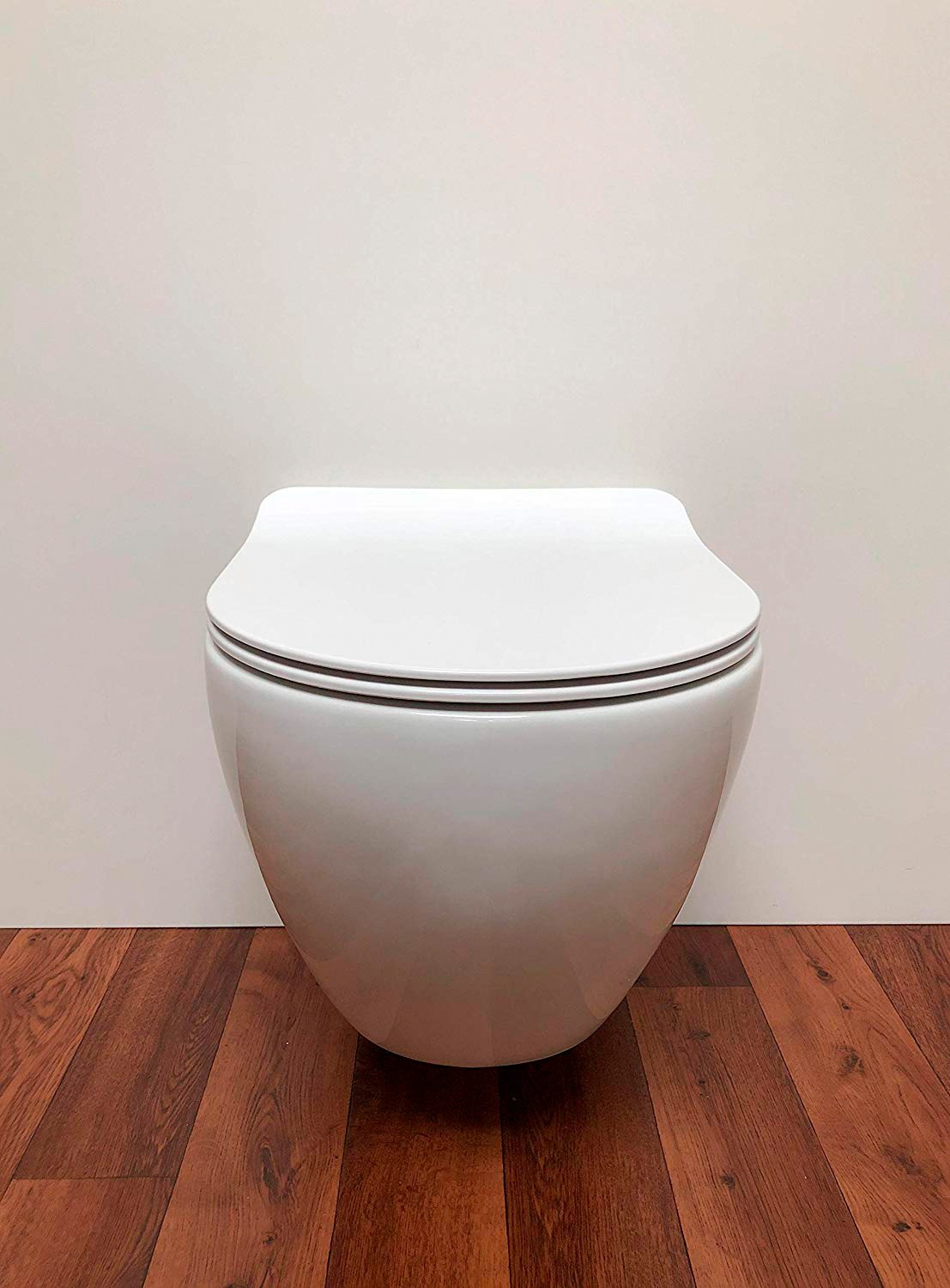 ADOB Tiefspül-WC Set, Spülrandlos, inkl. Slim-WC-Sitz und Schallschutzmatte
