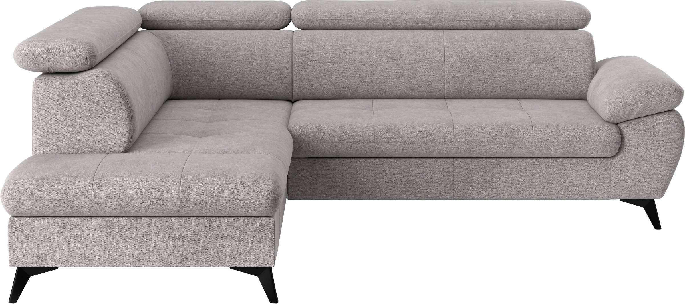 COTTA Ecksofa »Hudson L-Form«, mit Kopfteilverstellung, wahlweise mit Bettfunktion & Bettkasten