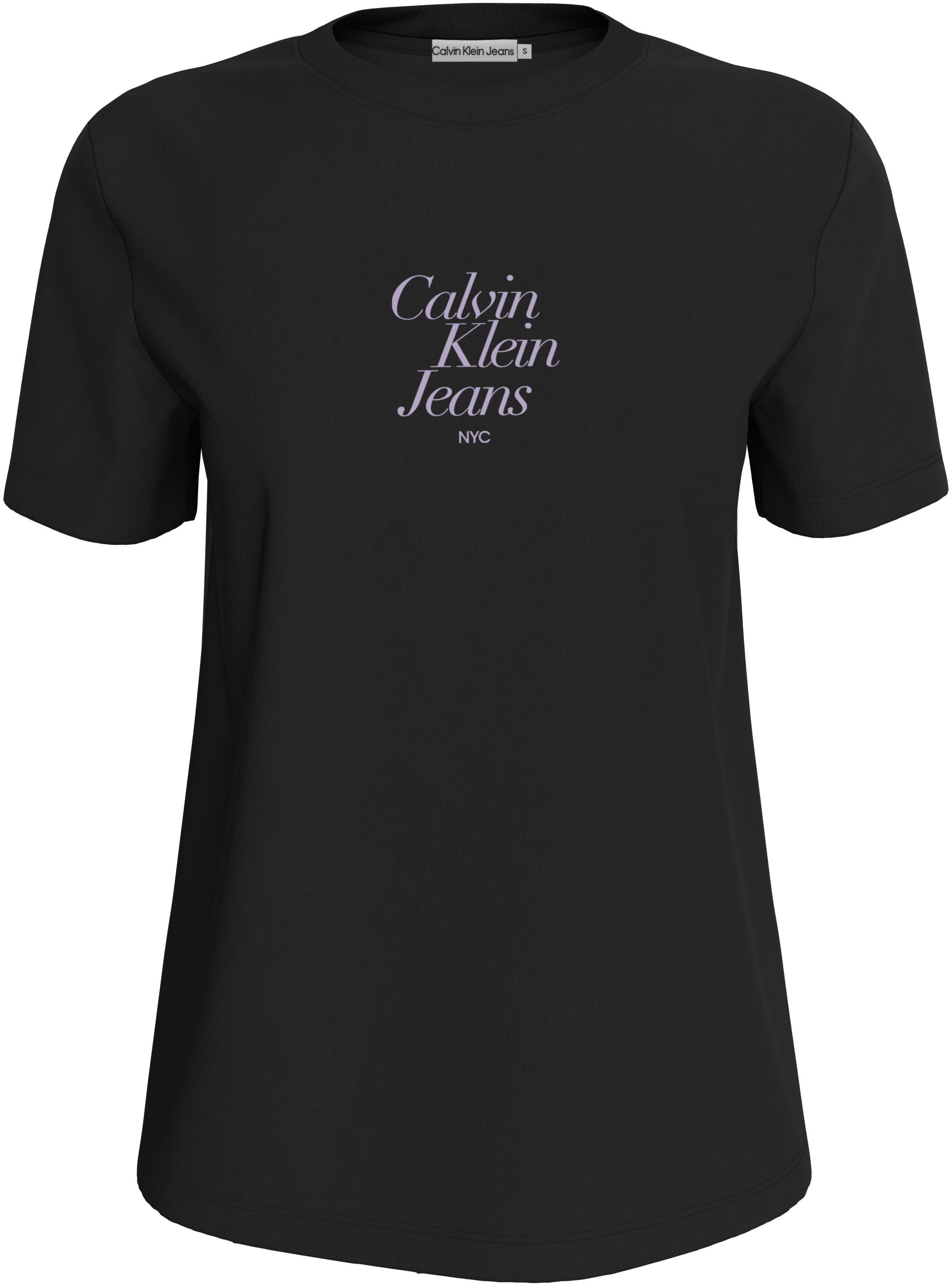 Calvin Klein Jeans T-Shirt »FONT GRAPHIC REGULAR TEE« mit Logoschriftzug