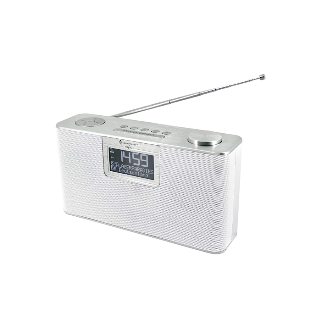 Soundmaster Digitalradio (DAB+) »DAB700WE Weiss«, (Digitalradio (DAB+)-FM-Tuner)