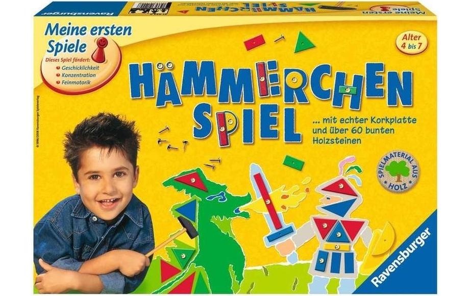 Ravensburger Kreativset »Kinderspiel Hämmerchen Spiel«