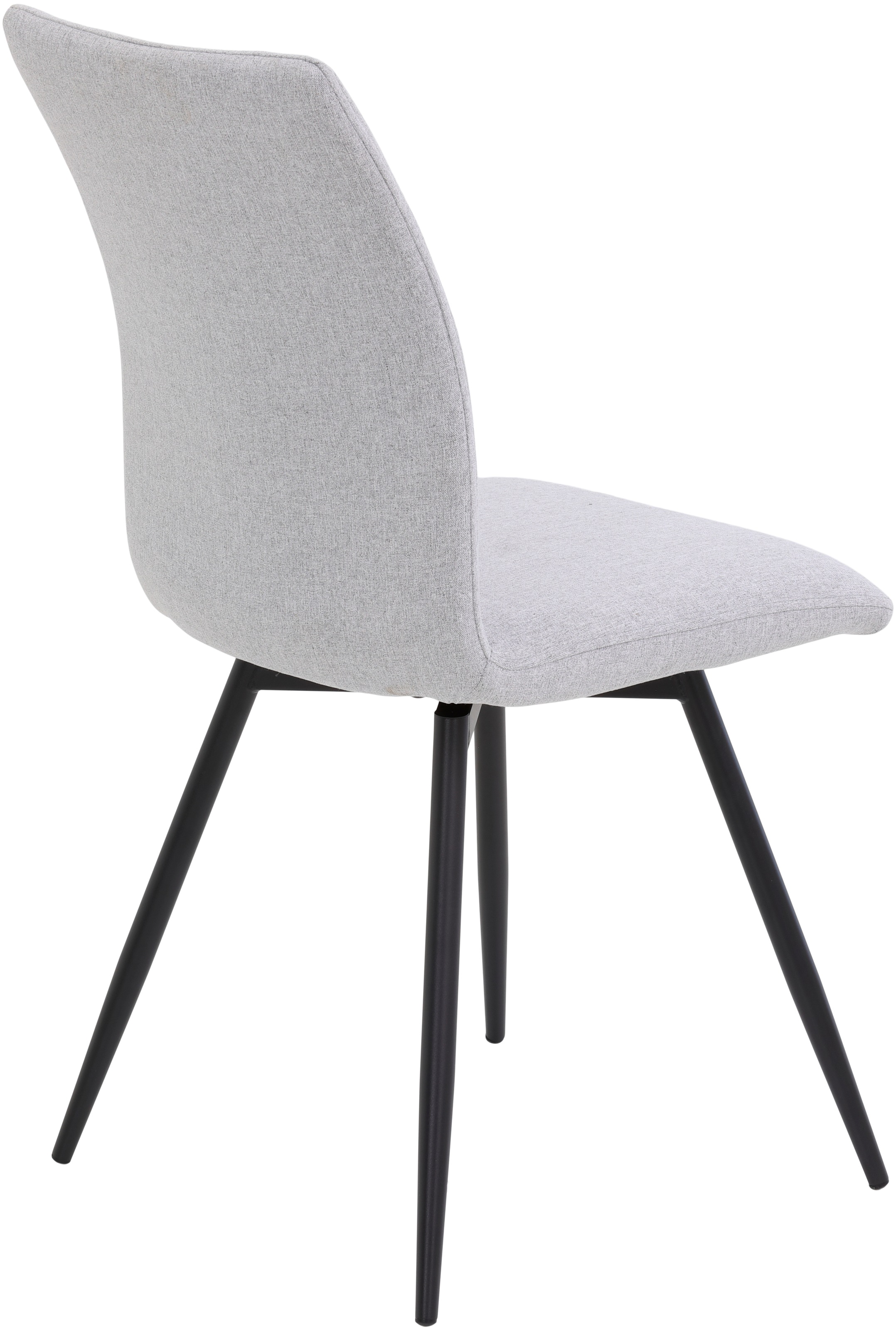 HELA Drehstuhl »Vierfussstuhl RIO«, (Set), 4 St., Webstoff, Esszimmerstuhl, 360° drehbar, gepolstert, Webstoff, 120kg belastbar