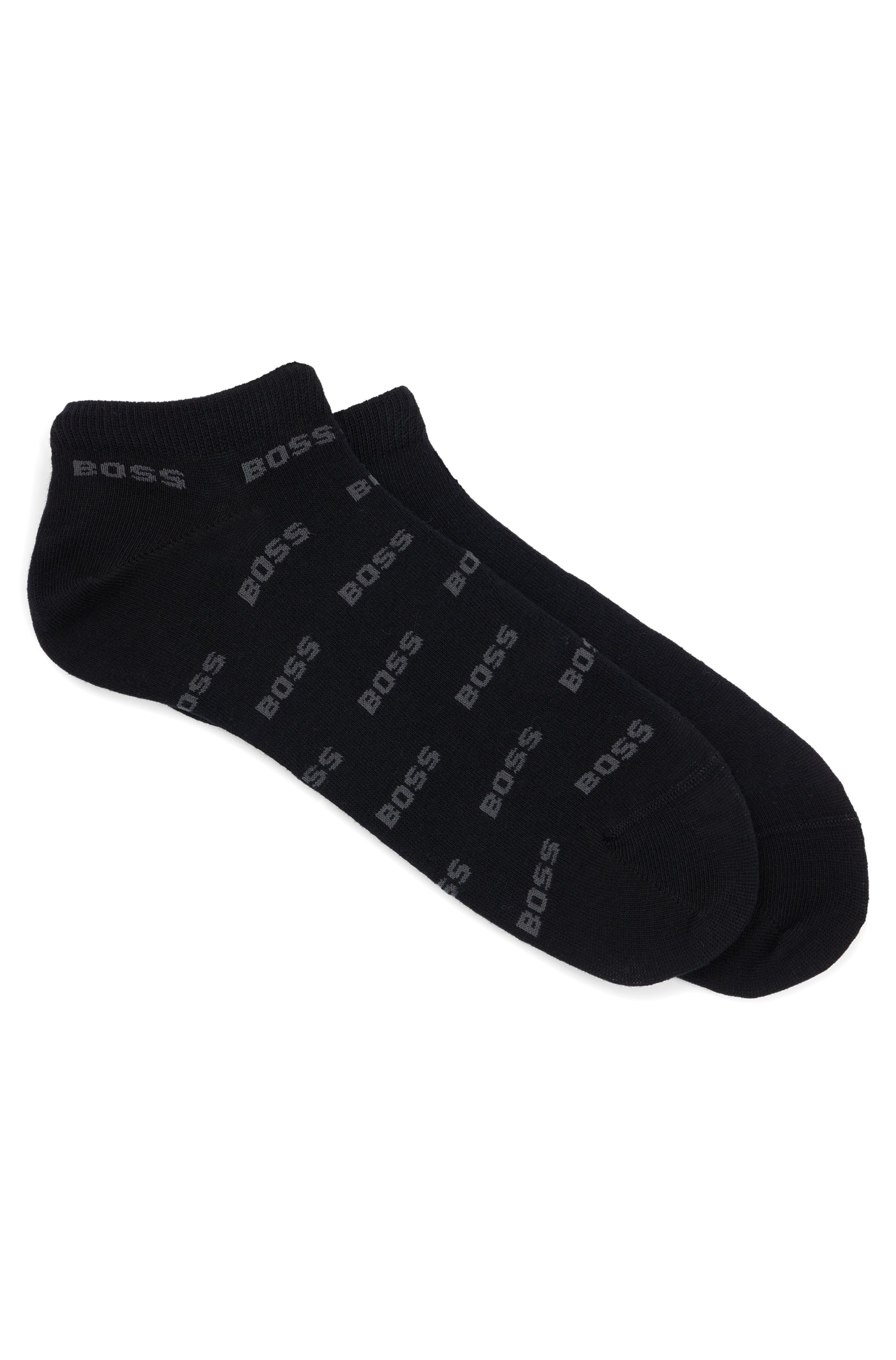 BOSS Freizeitsocken »2P AS Allover CC« Packung, 2er, mit Logostickereien