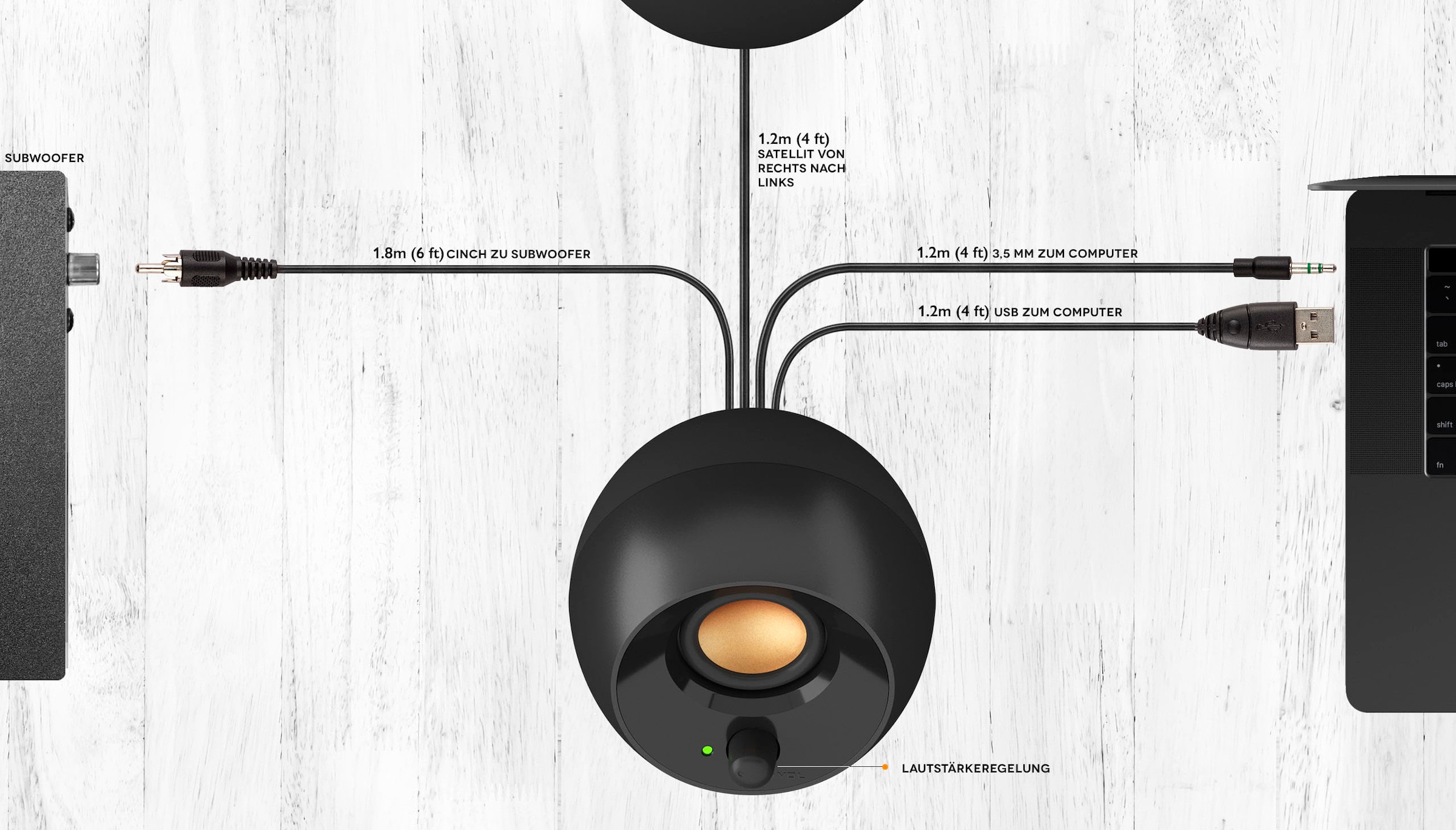 Creative 2.1 Soundsystem »Pebble Plus«