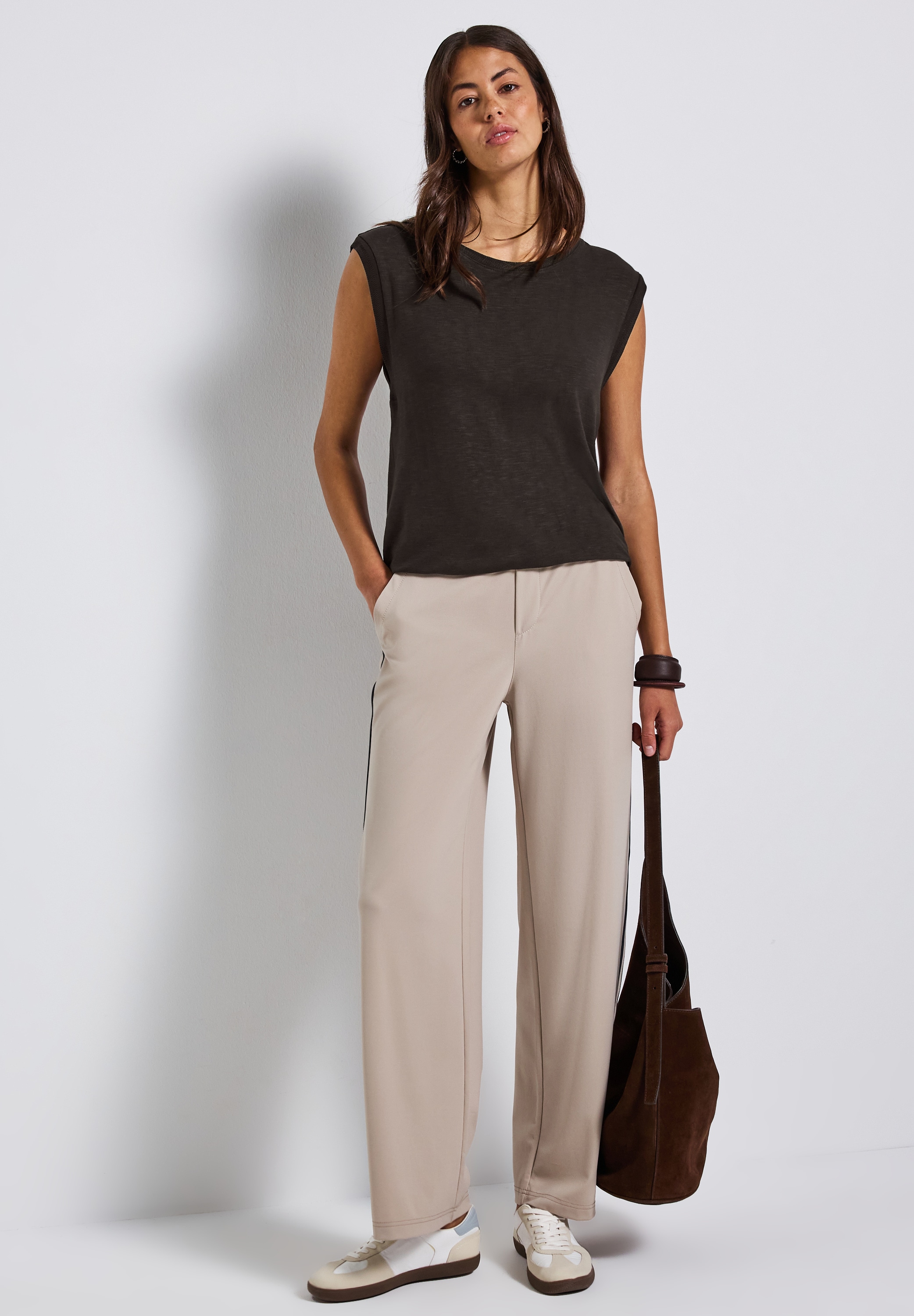 STREET ONE Shirttop, mit Dekotapes