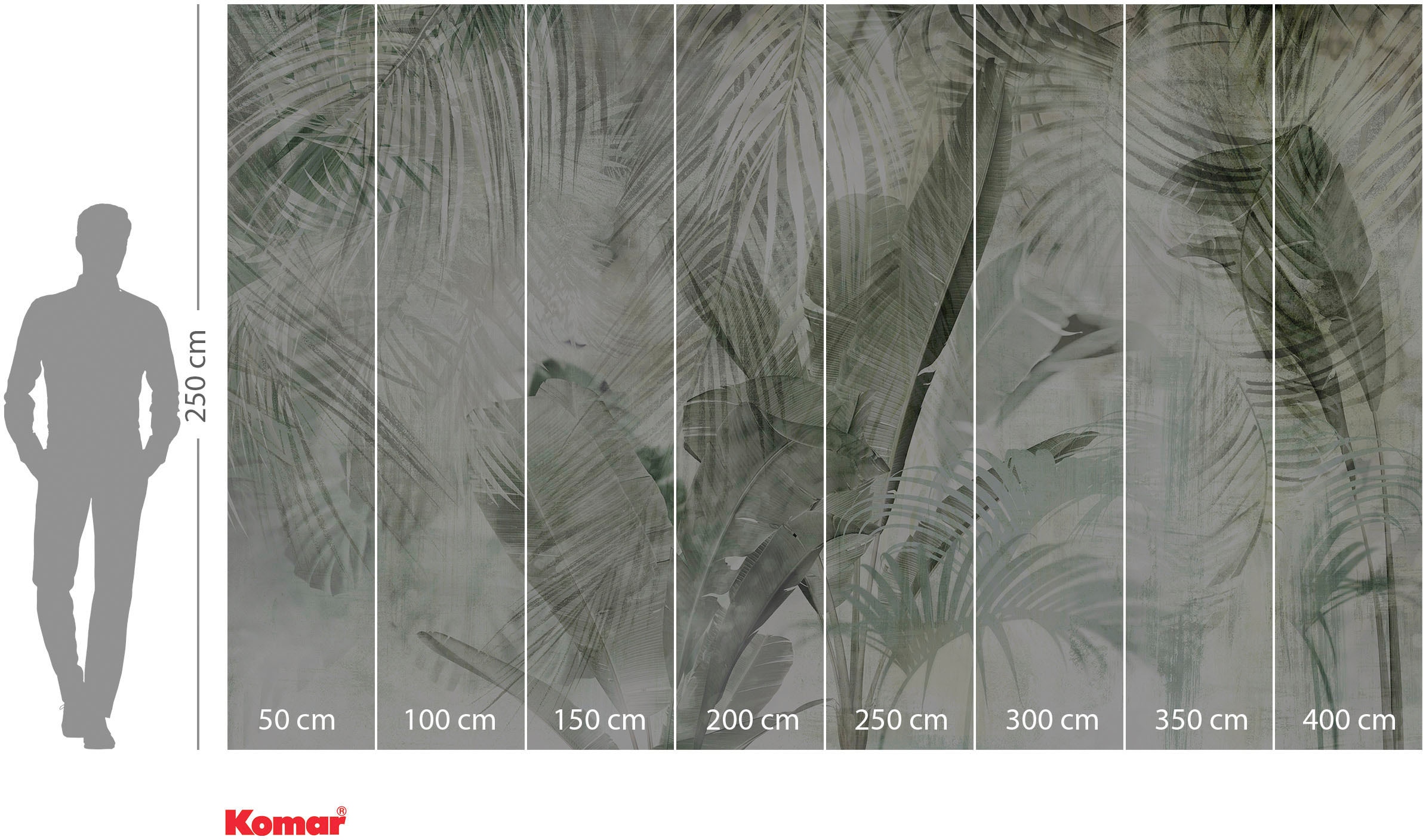 Komar Vliestapete »Digitaldruck Vlies - Botanical Boho - Grösse 400 x 250 cm«, bedruckt, Wohnzimmer, Schlafzimmer