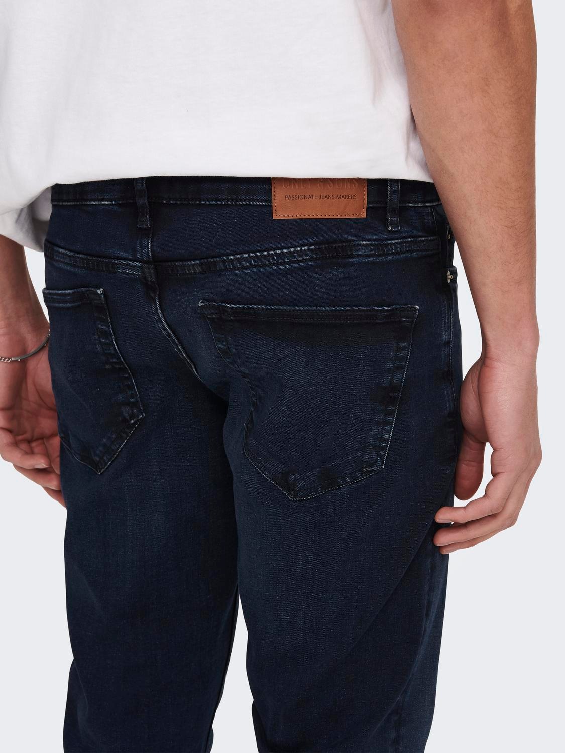 ONLY & SONS Slim-fit-Jeans »OS ONSLOOM SLIM BLUE GREY 40«, mit Destroyed Effekt