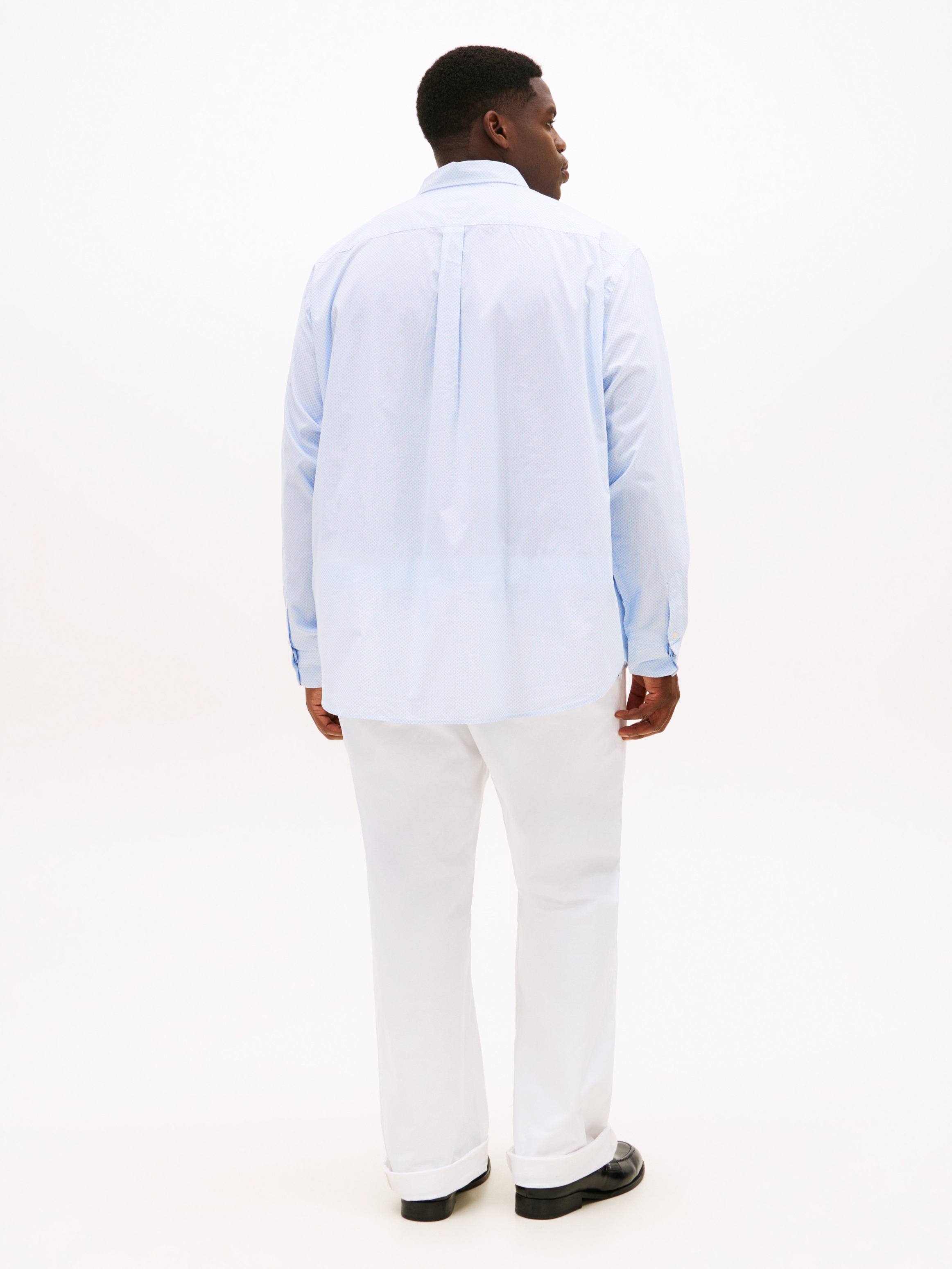 Tommy Hilfiger Big & Tall Langarmhemd »BT-FLEX POPLIN MICRO«, Grosse Grössen, Button-down-Kragen, Businesshemd, Regular Fit