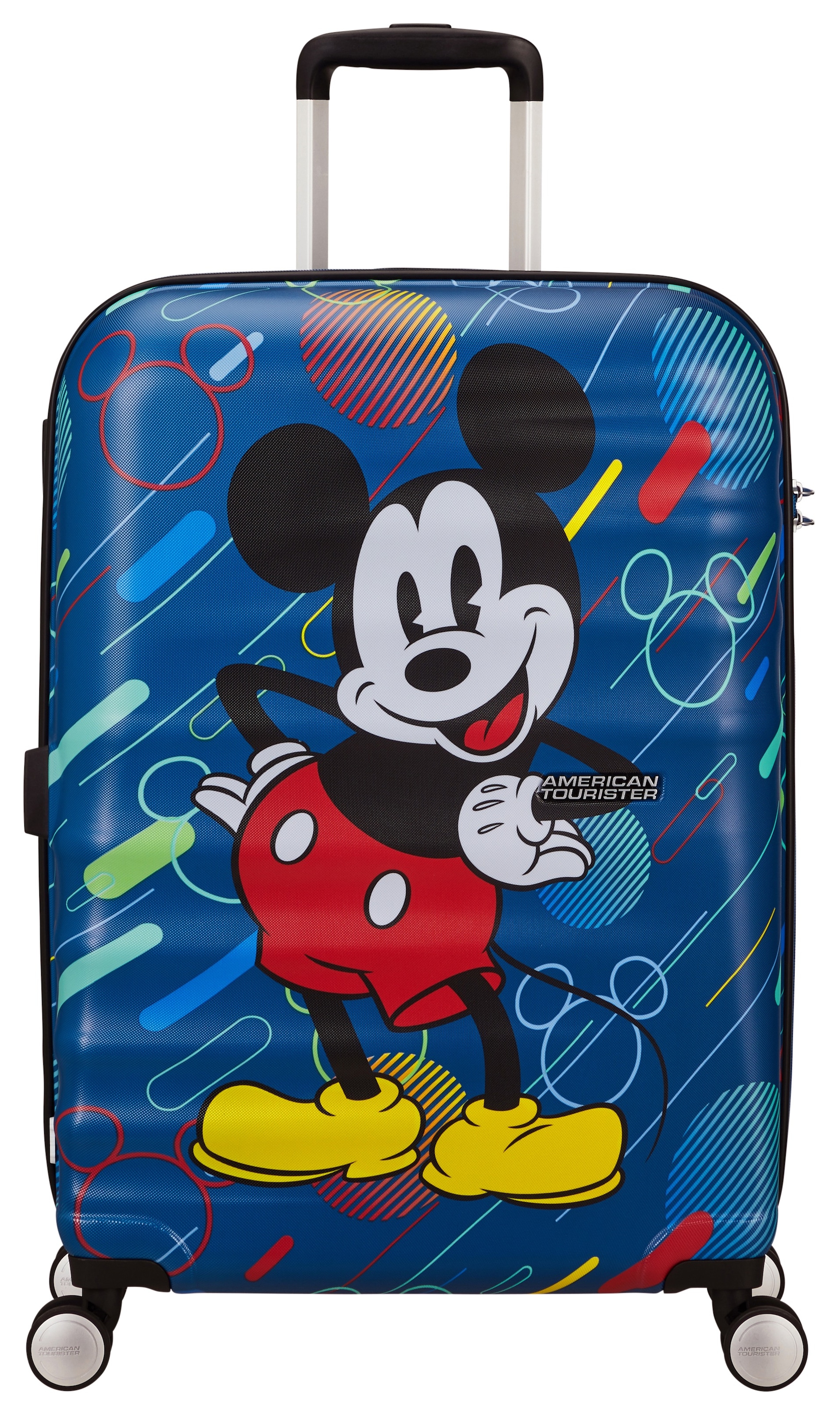 American Tourister® Kinderkoffer »WAVEBREAKER DISNEY 67«, 4 Rollen, Kinderreisegepäck Koffer TSA-Zahlenschloss