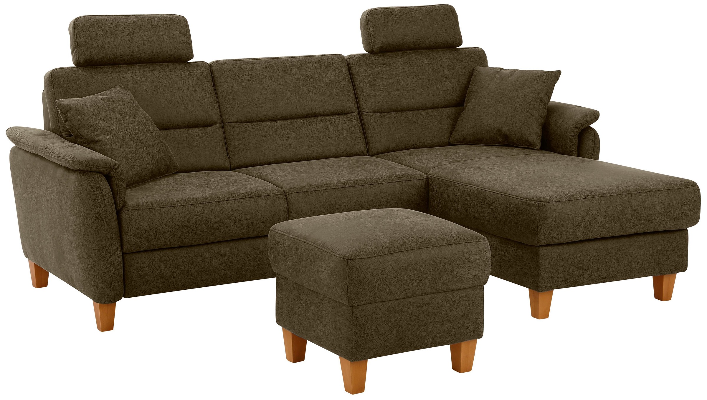 Home affaire Ecksofa »Palmera L-Form«, Federkern, wahlweise mit Bettfunktion und mit/ohne Bettkasten