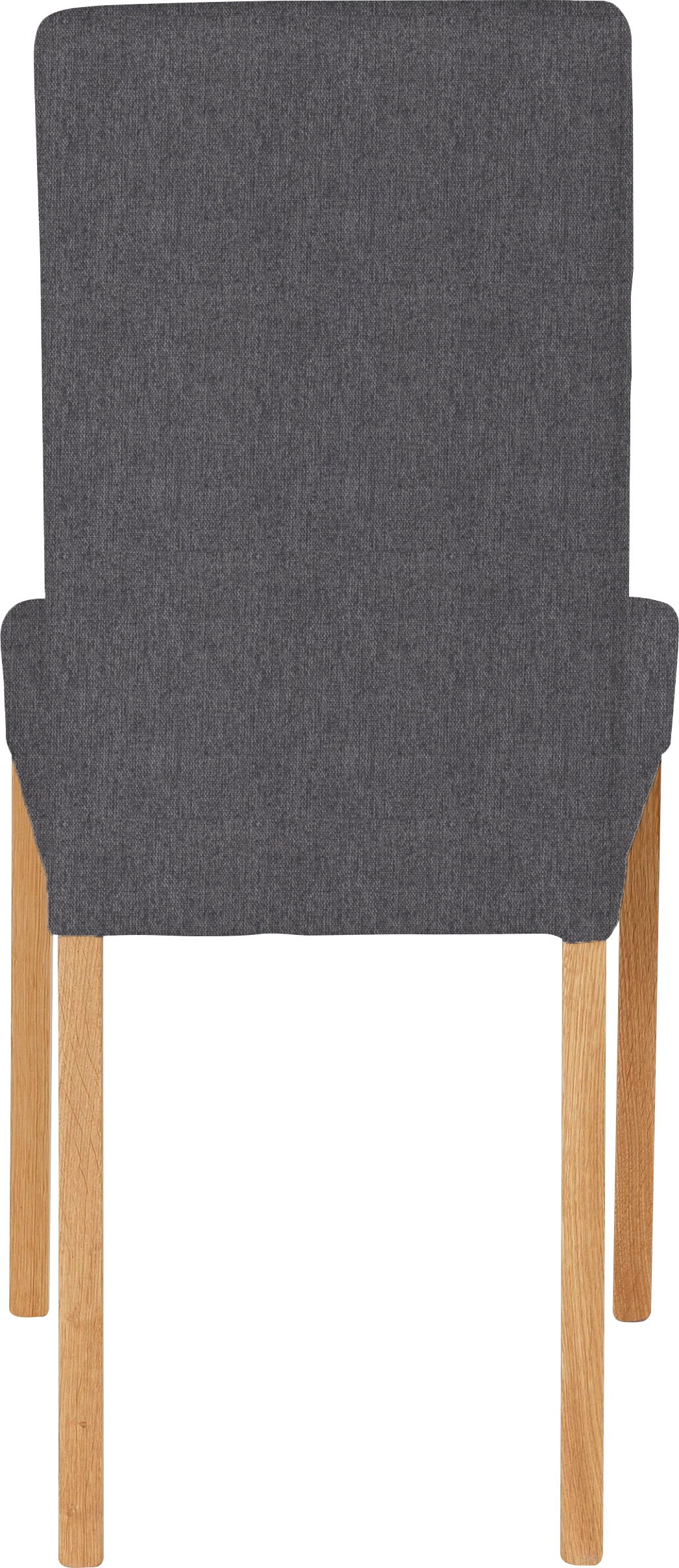 Home affaire 4-Fussstuhl »Bologna«, (Set), 4 St., Strukturstoff, Gestell aus Massivholz